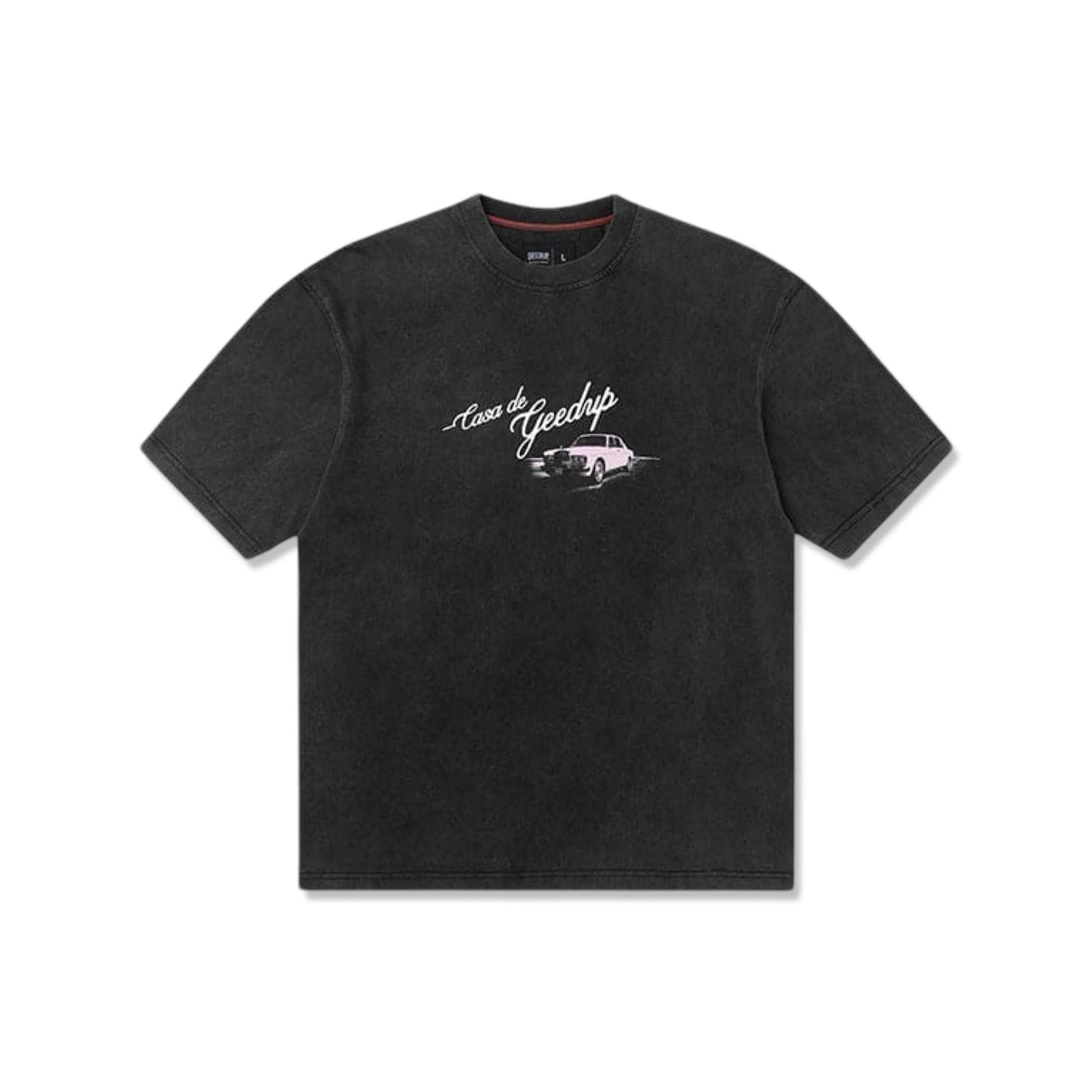 Geedup Co Casa De Geedup T-Shirt 'Charcoal / Pink'