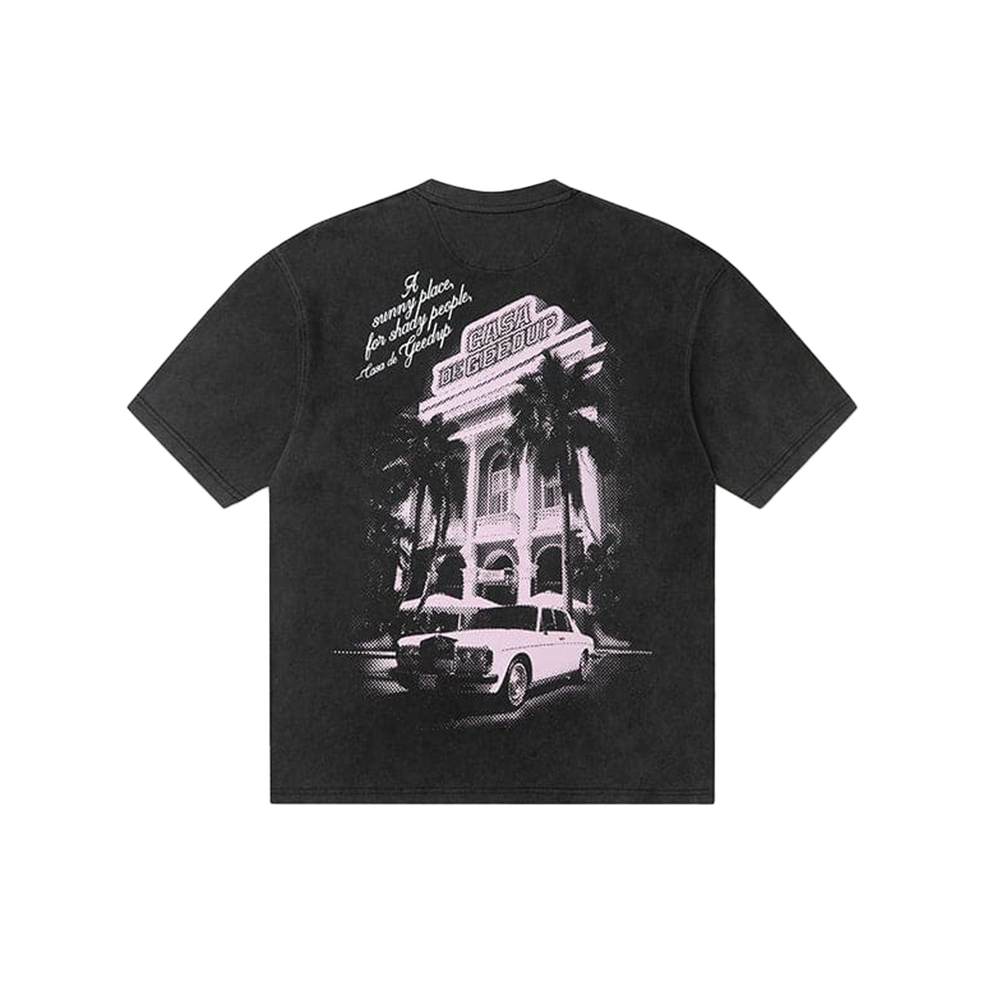 Geedup Co Casa De Geedup T-Shirt 'Charcoal / Pink'
