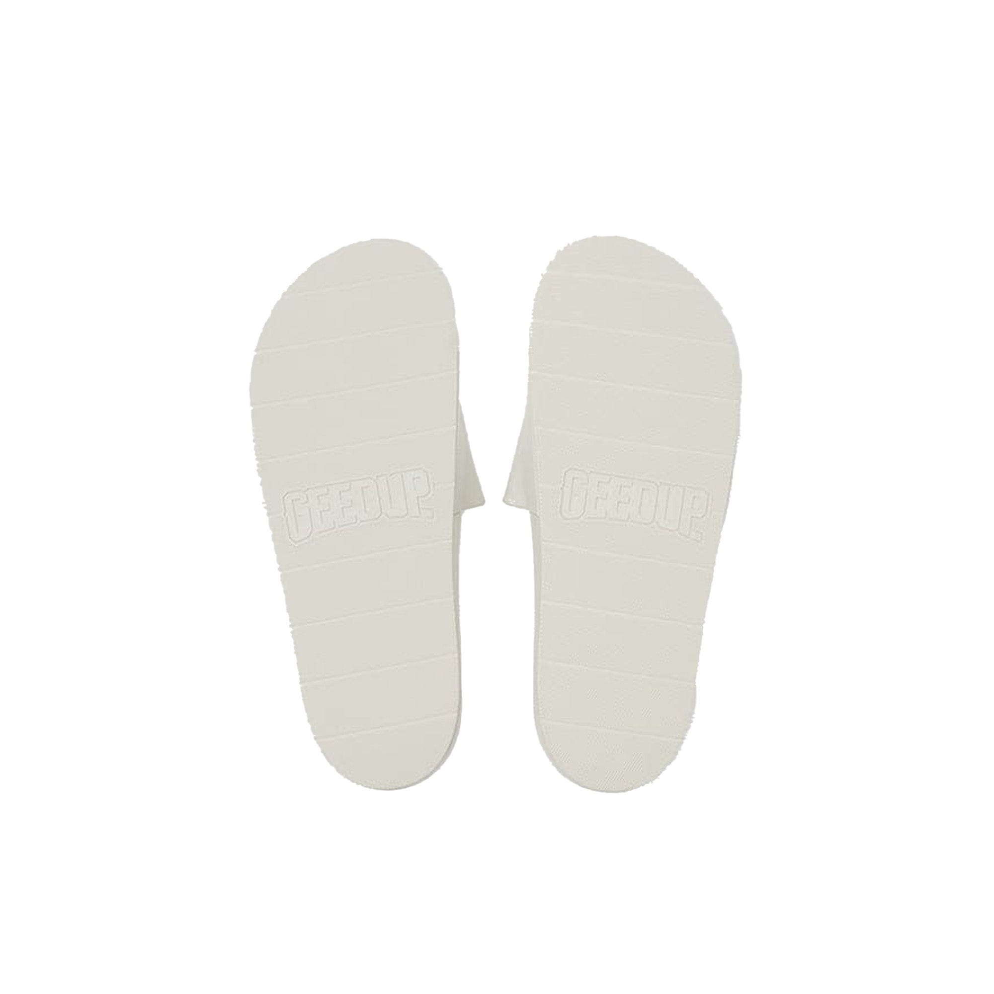 Geedup Core Logo Emboss Slides 'Bone' (2025)