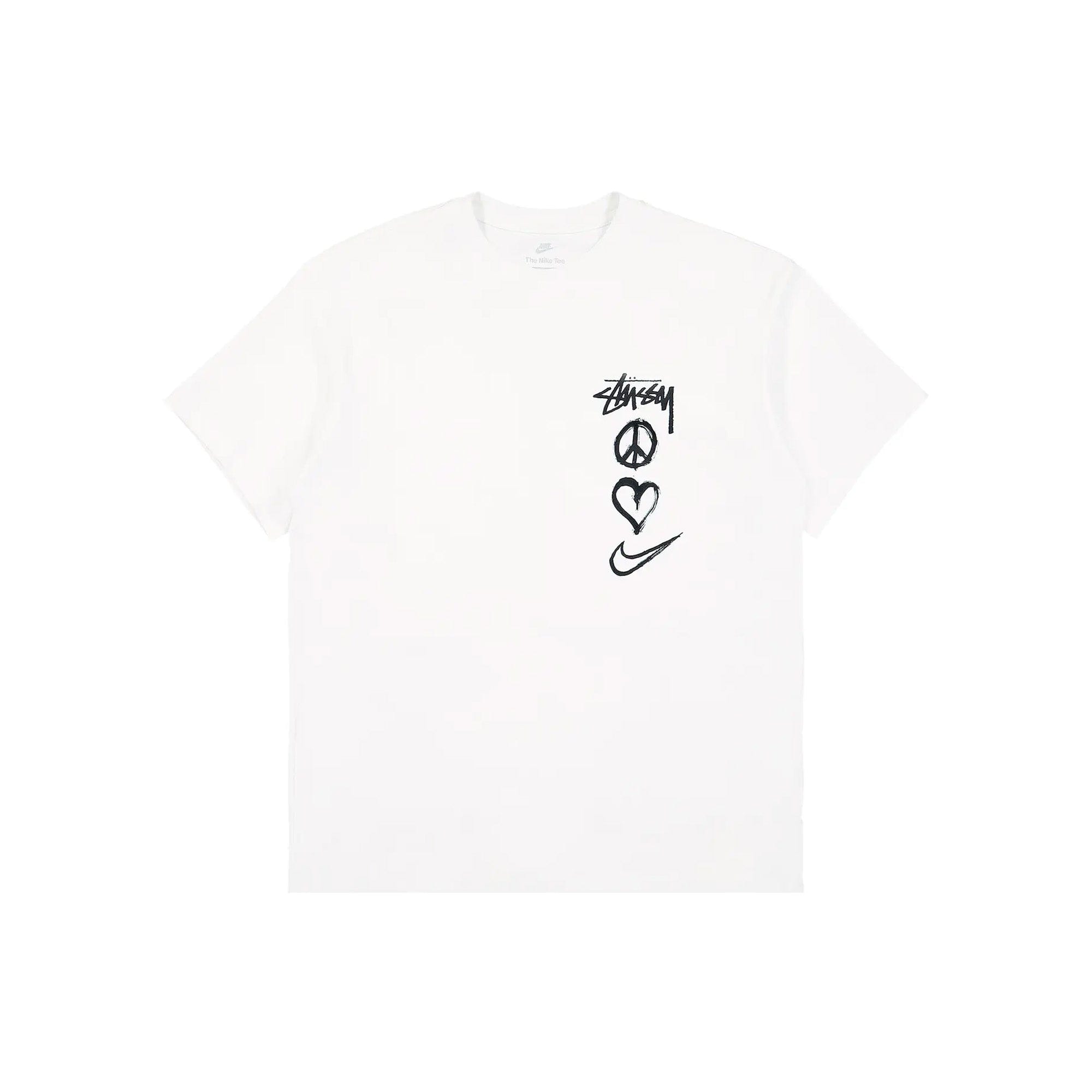 Nike x Stussy Peace, Love, Swoosh T-shirt 'White' (2022)