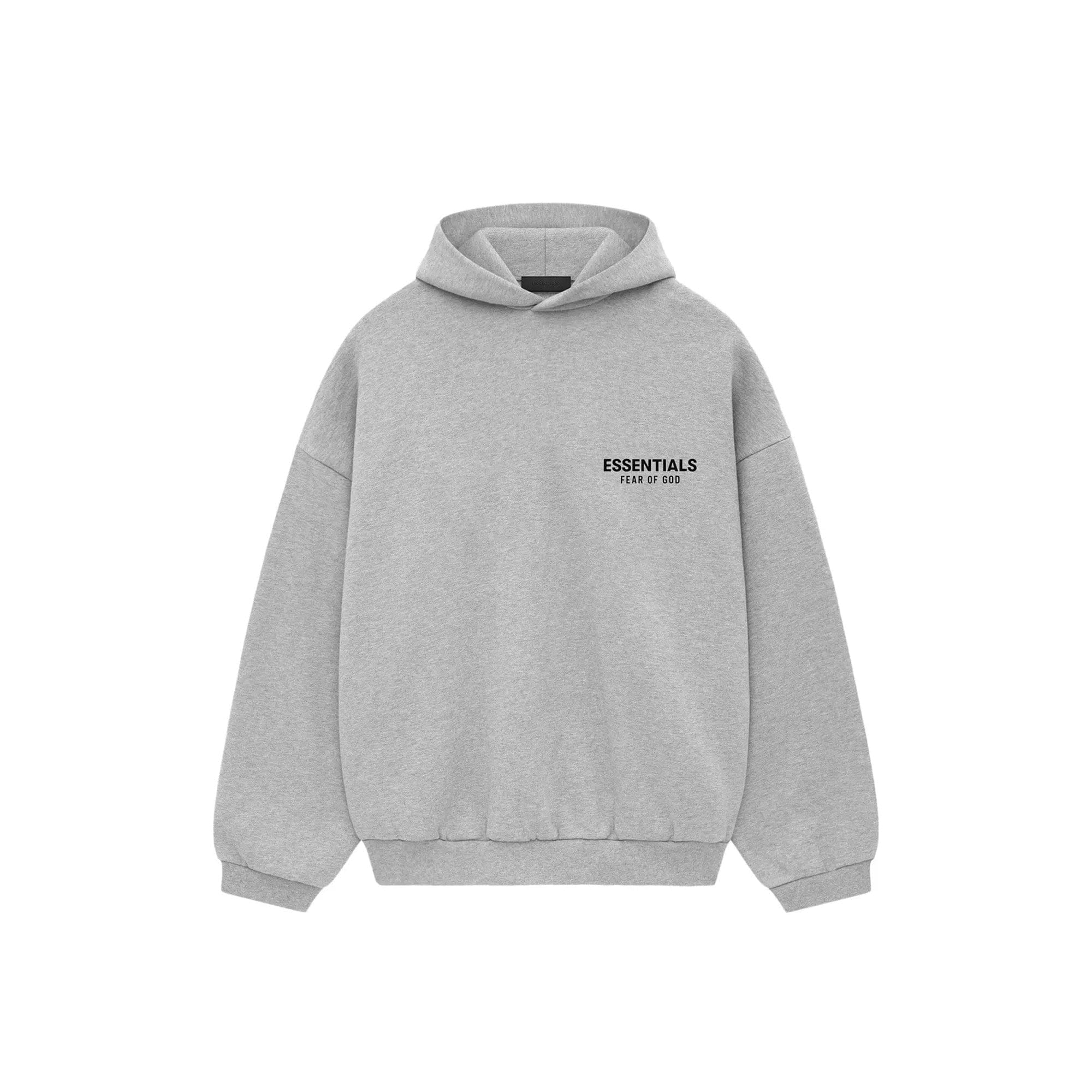 Fear of God Essentials Fleece Hoodie 'Light Heather Gray' (2024)
