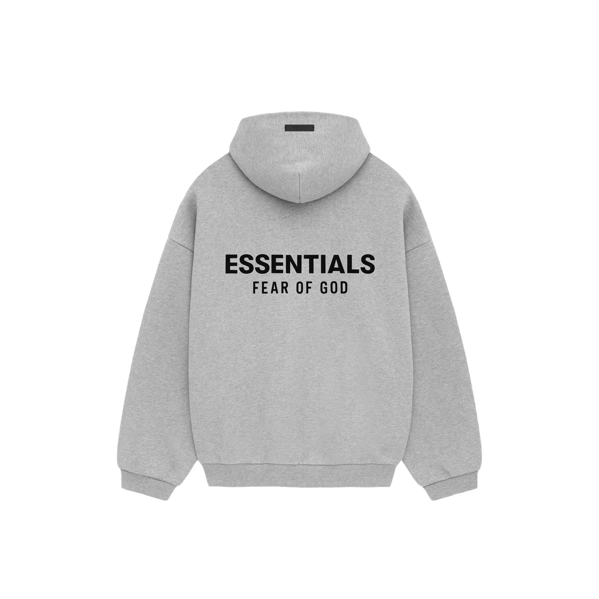 Fear of God Essentials Fleece Hoodie 'Light Heather Gray' (2024)