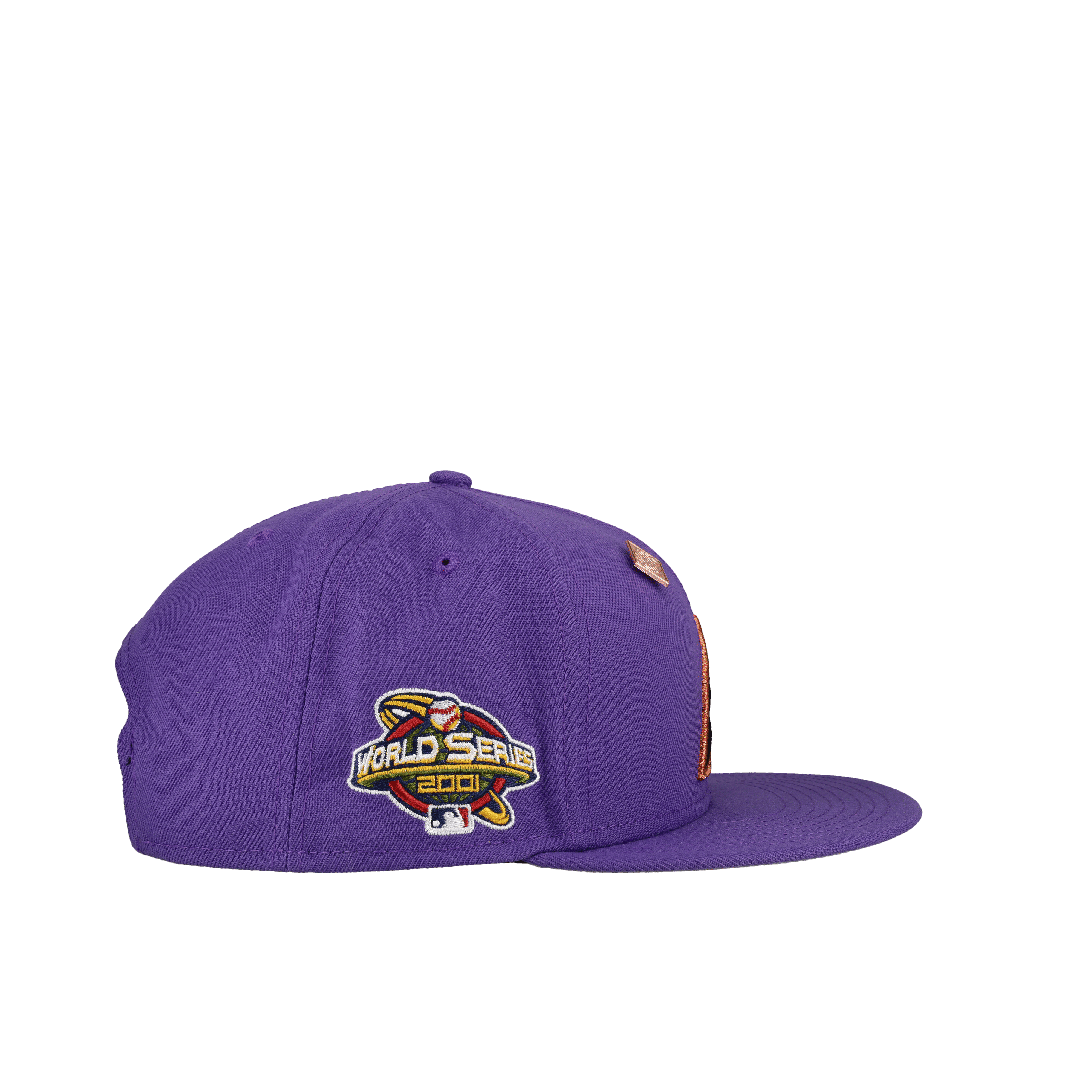 New Era Arizona Diamondbacks 2001 World Series Purple Copper Metallic 9Fifty Snapback Hat