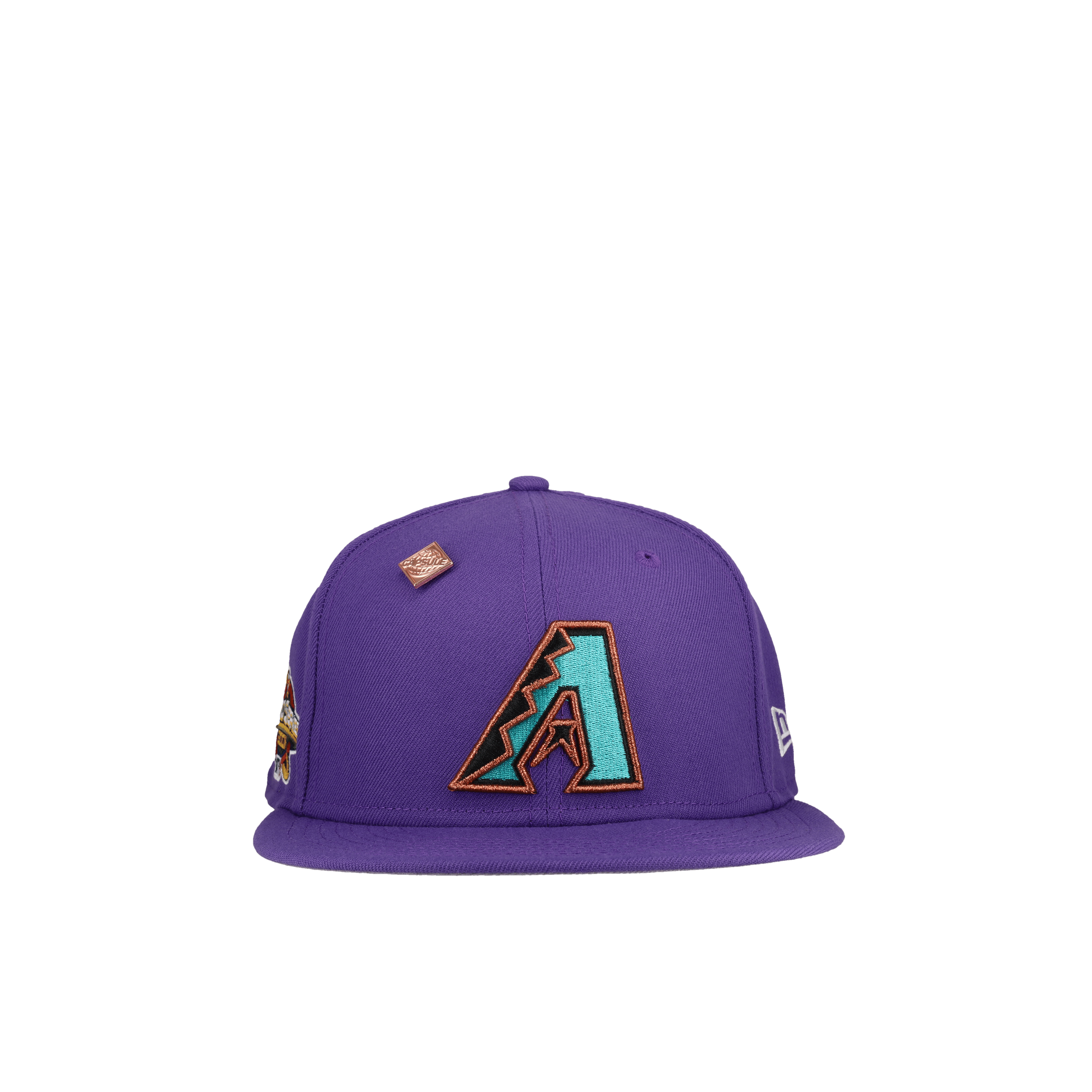 New Era Arizona Diamondbacks 2001 World Series Purple Copper Metallic 9Fifty Snapback Hat