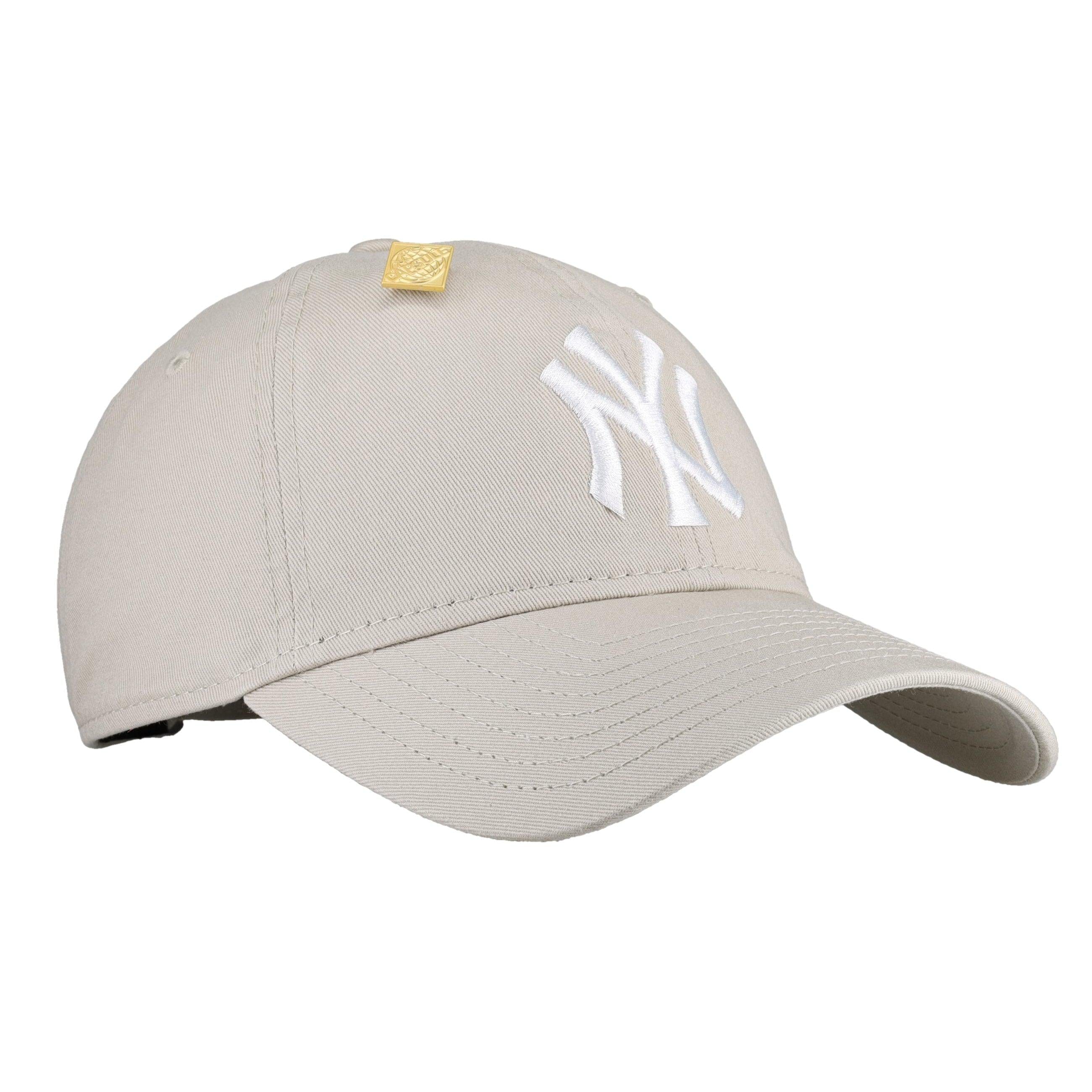New York Yankees New Era 9Twenty Adjustable Hat (Stone) NP