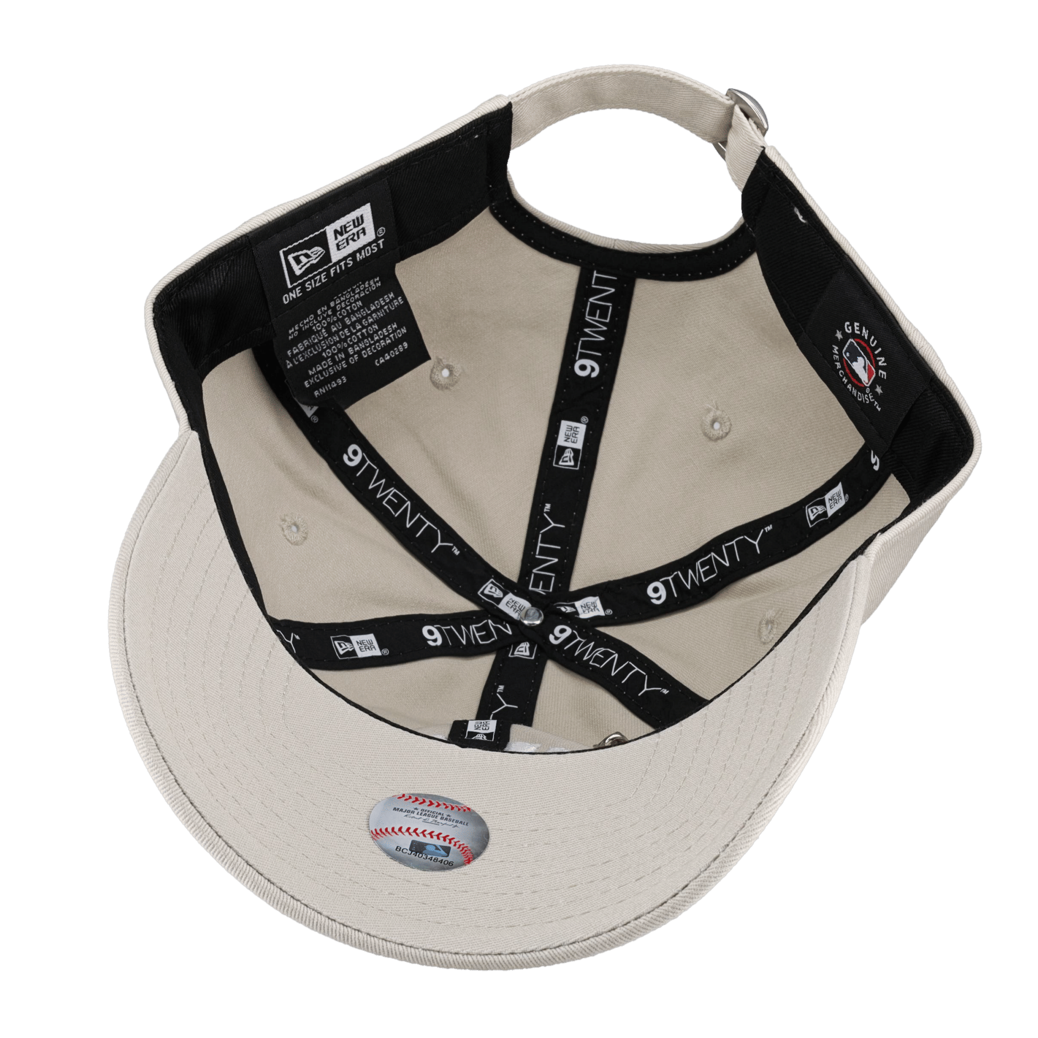 New York Yankees New Era 9Twenty Adjustable Hat (Stone) NP