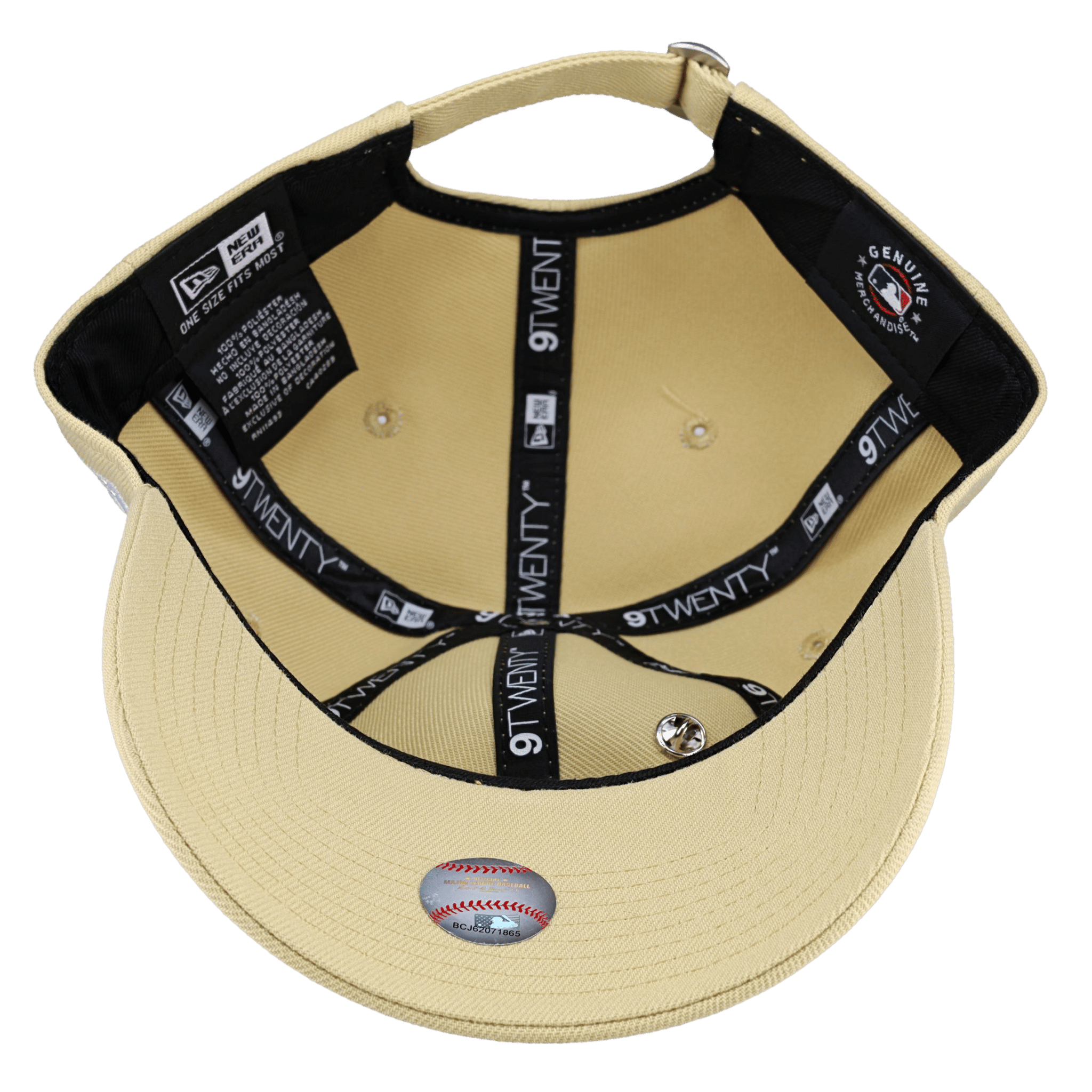 New York Yankees New Era 9Twenty Adjustable Hat (Vegas Gold) NP