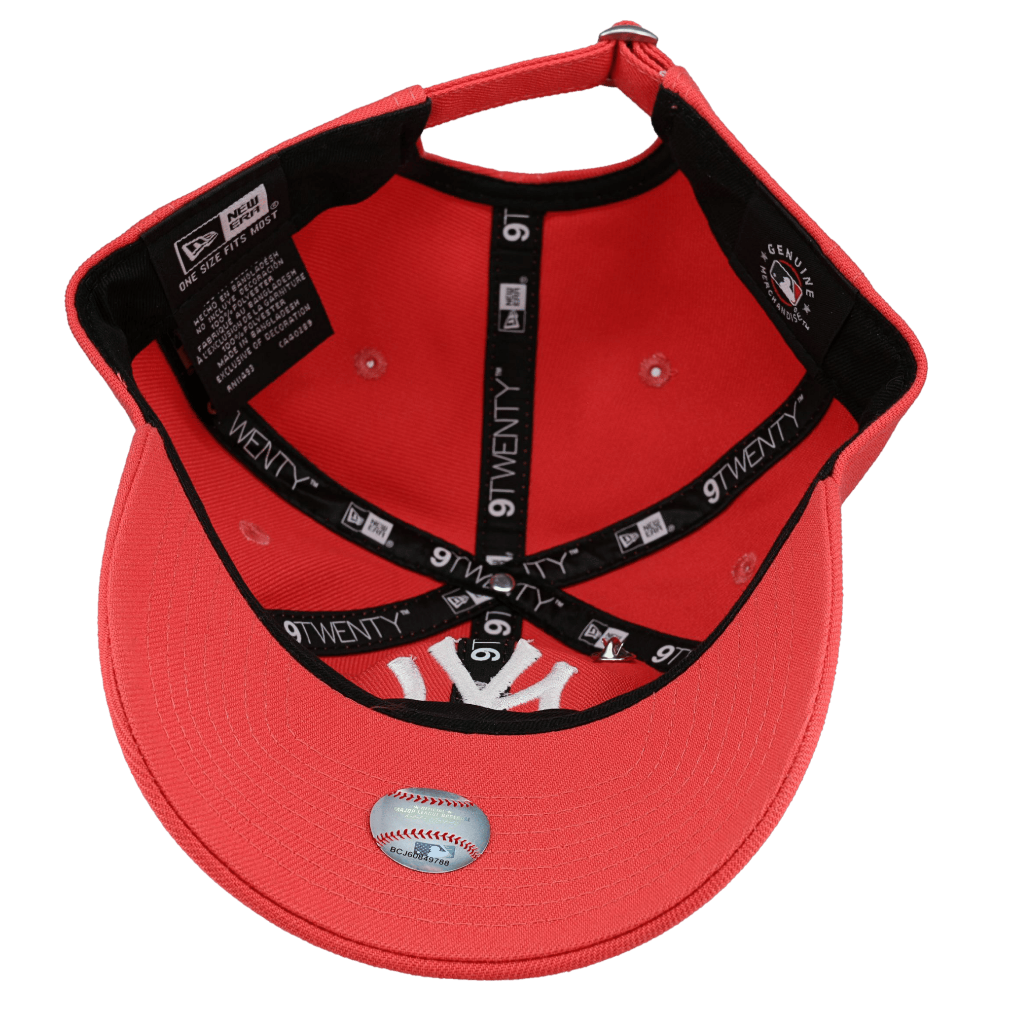 New York Yankees New Era 9Twenty Adjustable Hat (Coral) NP