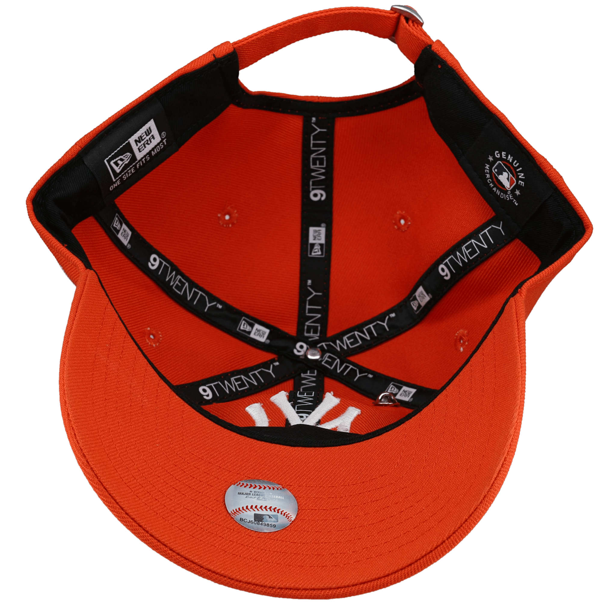 New York Yankees New Era 9Twenty Adjustable Hat (Countdown Orange) NP
