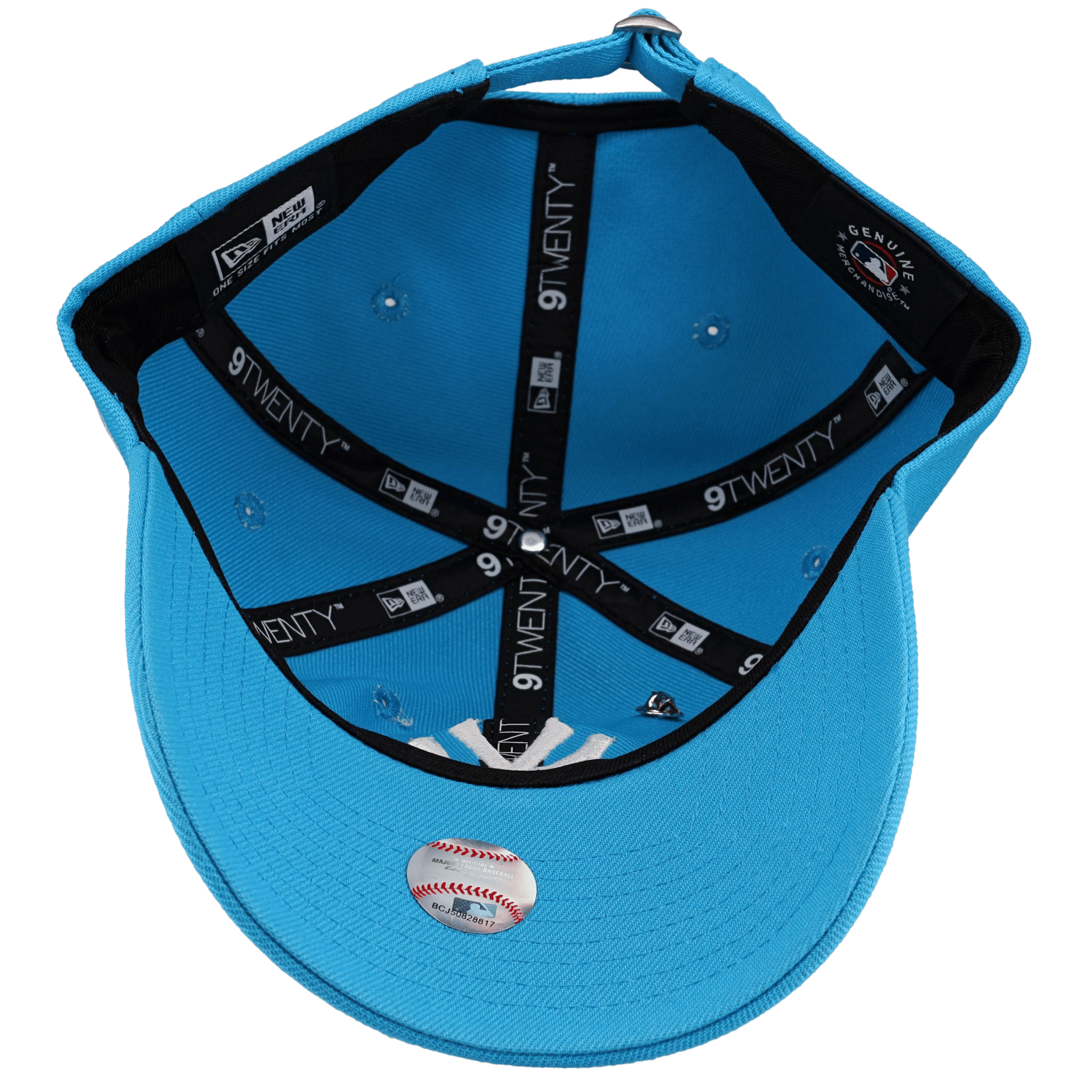 New York Yankees New Era 9Twenty Adjustable Hat (Blue Fanatic) NP