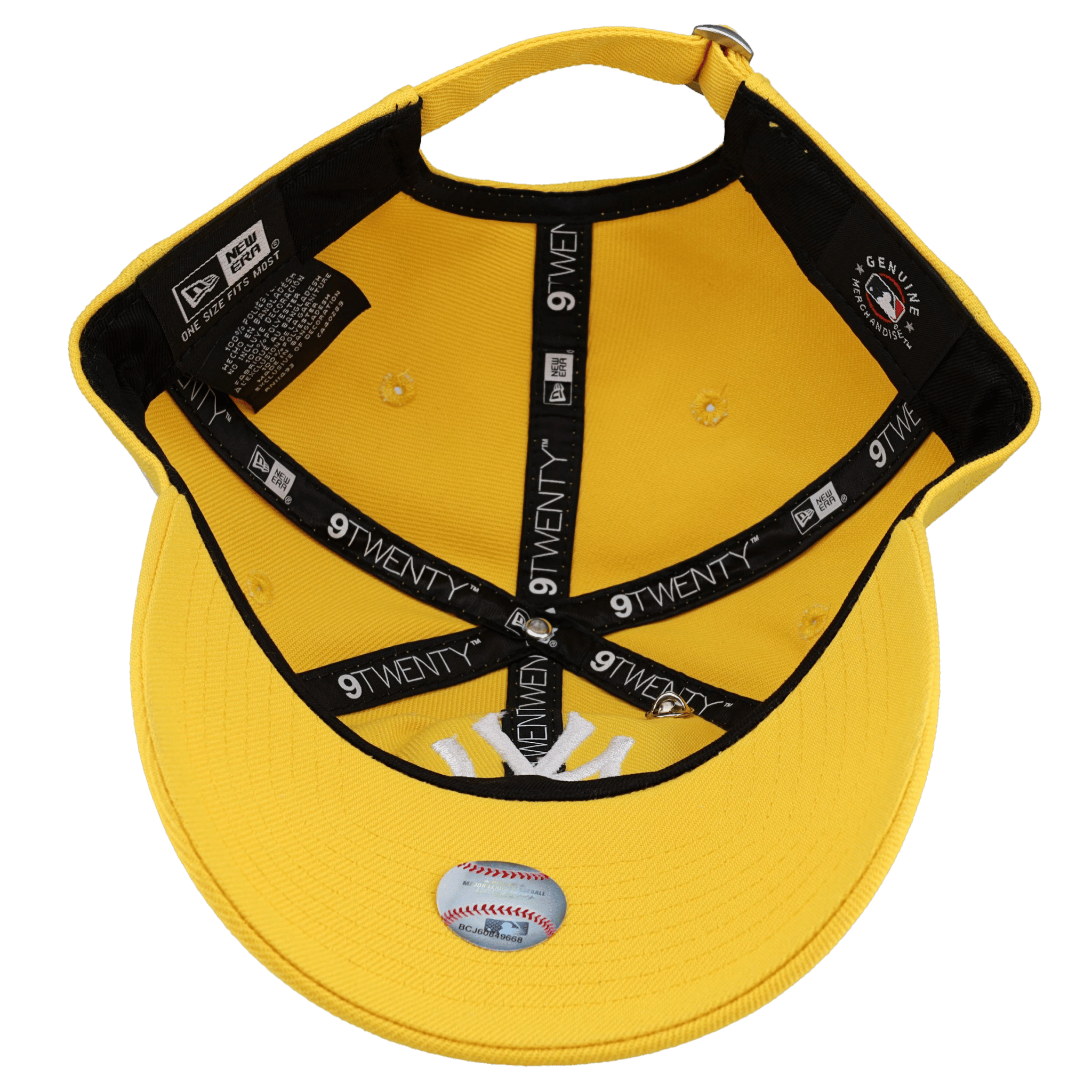 New York Yankees New Era 9Twenty Adjustable Hat (Canary Yellow) NP