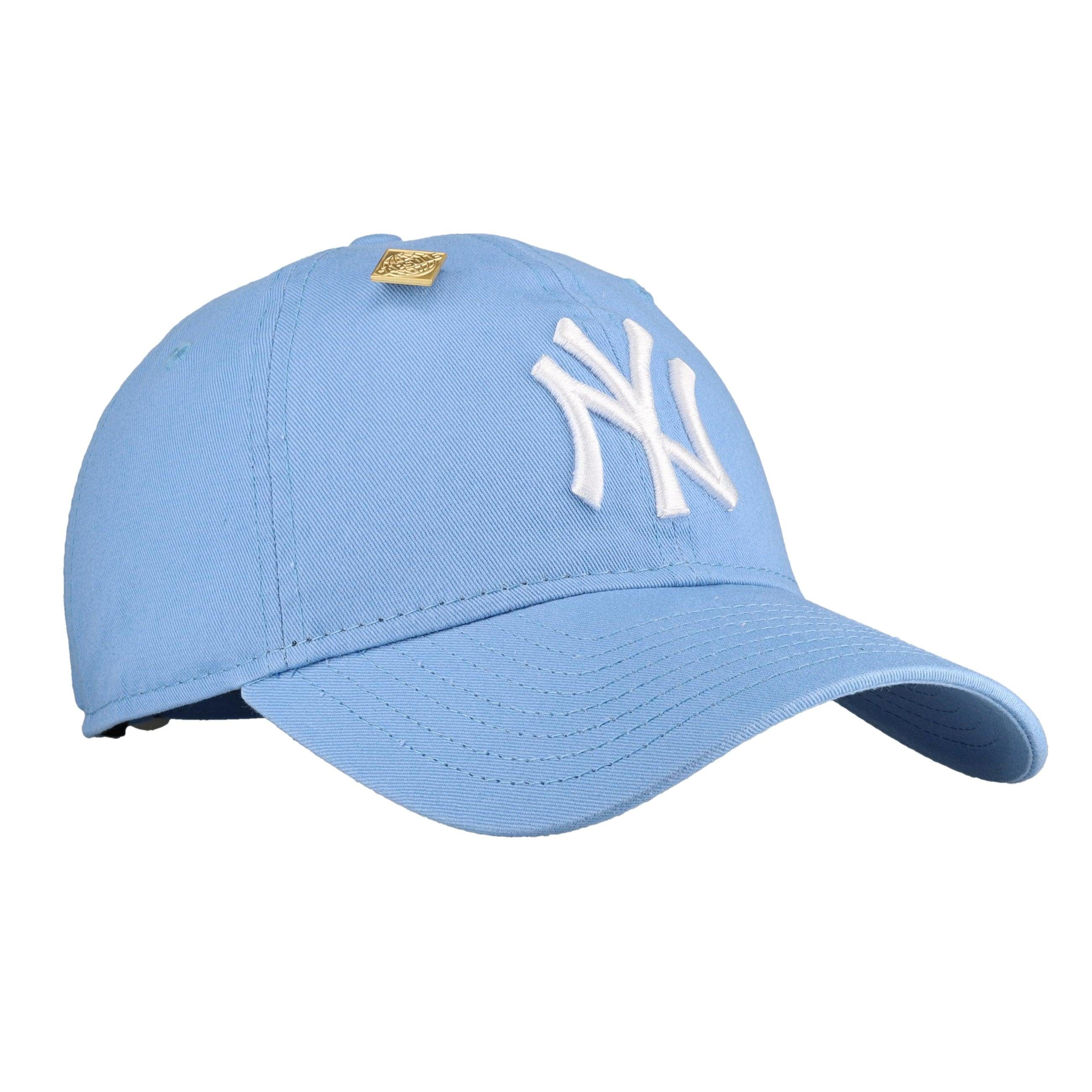 New York Yankees New Era 9Twenty Adjustable Hat (Sky Blue) NP