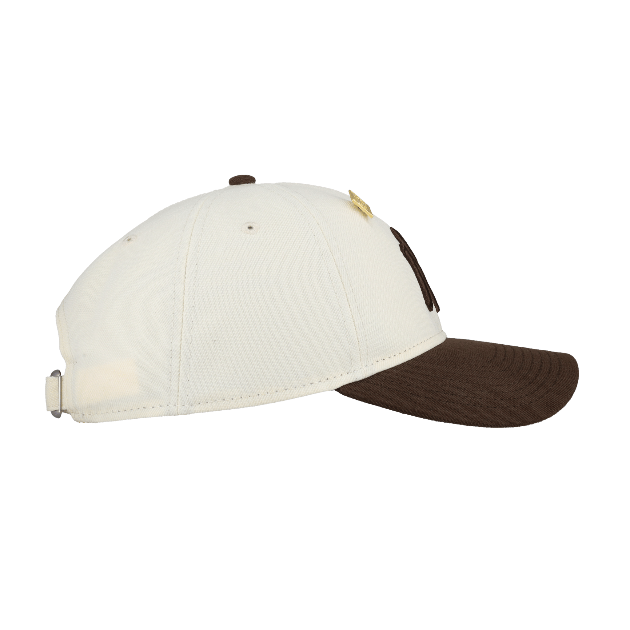 New York Yankees New Era 9Twenty Adjustable Hat (Chrome/Walnut) NP