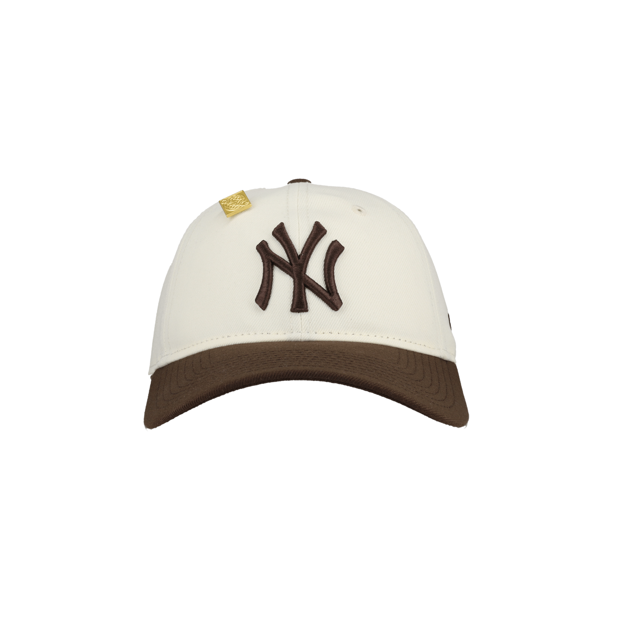 New York Yankees New Era 9Twenty Adjustable Hat (Chrome/Walnut) NP