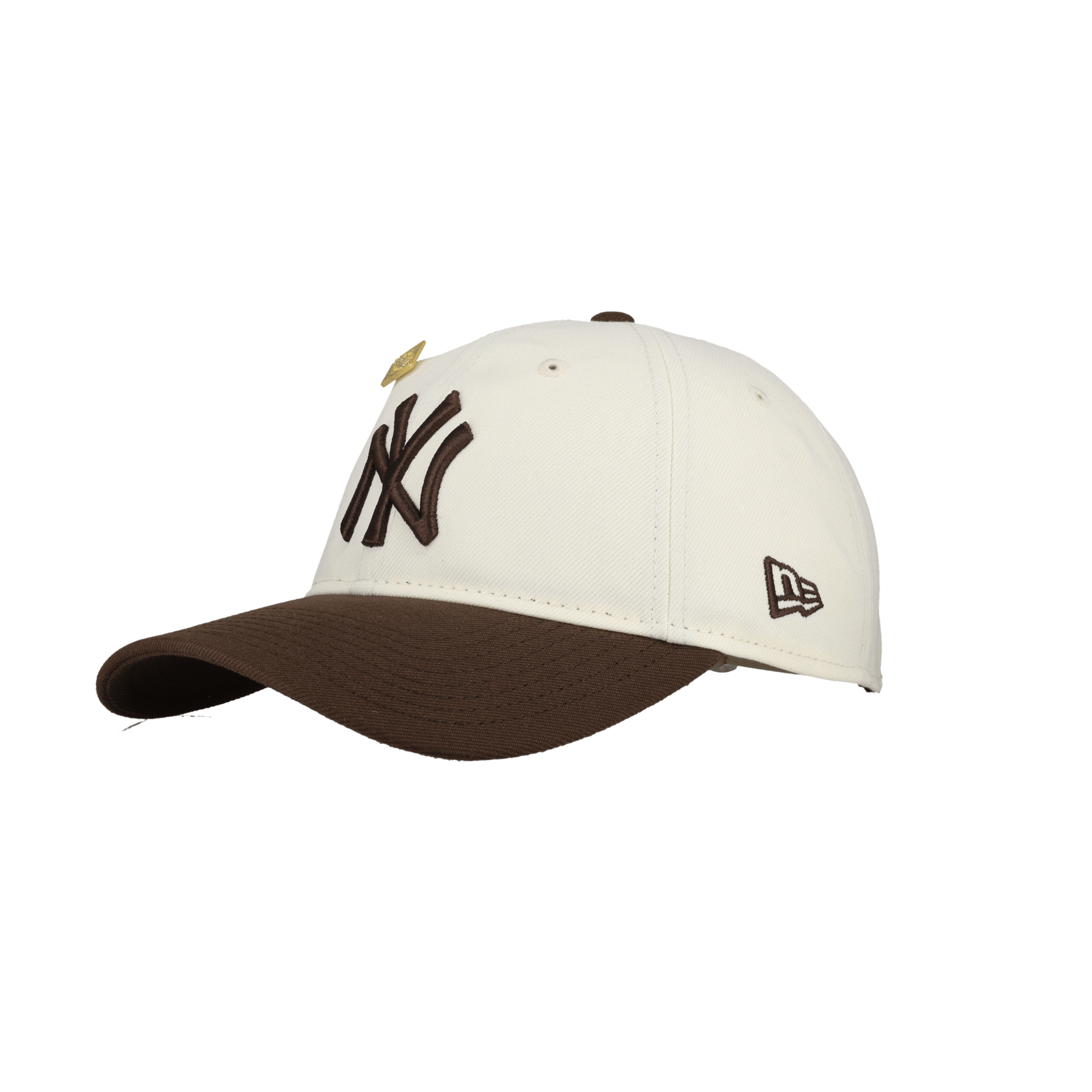 New York Yankees New Era 9Twenty Adjustable Hat (Chrome/Walnut) NP