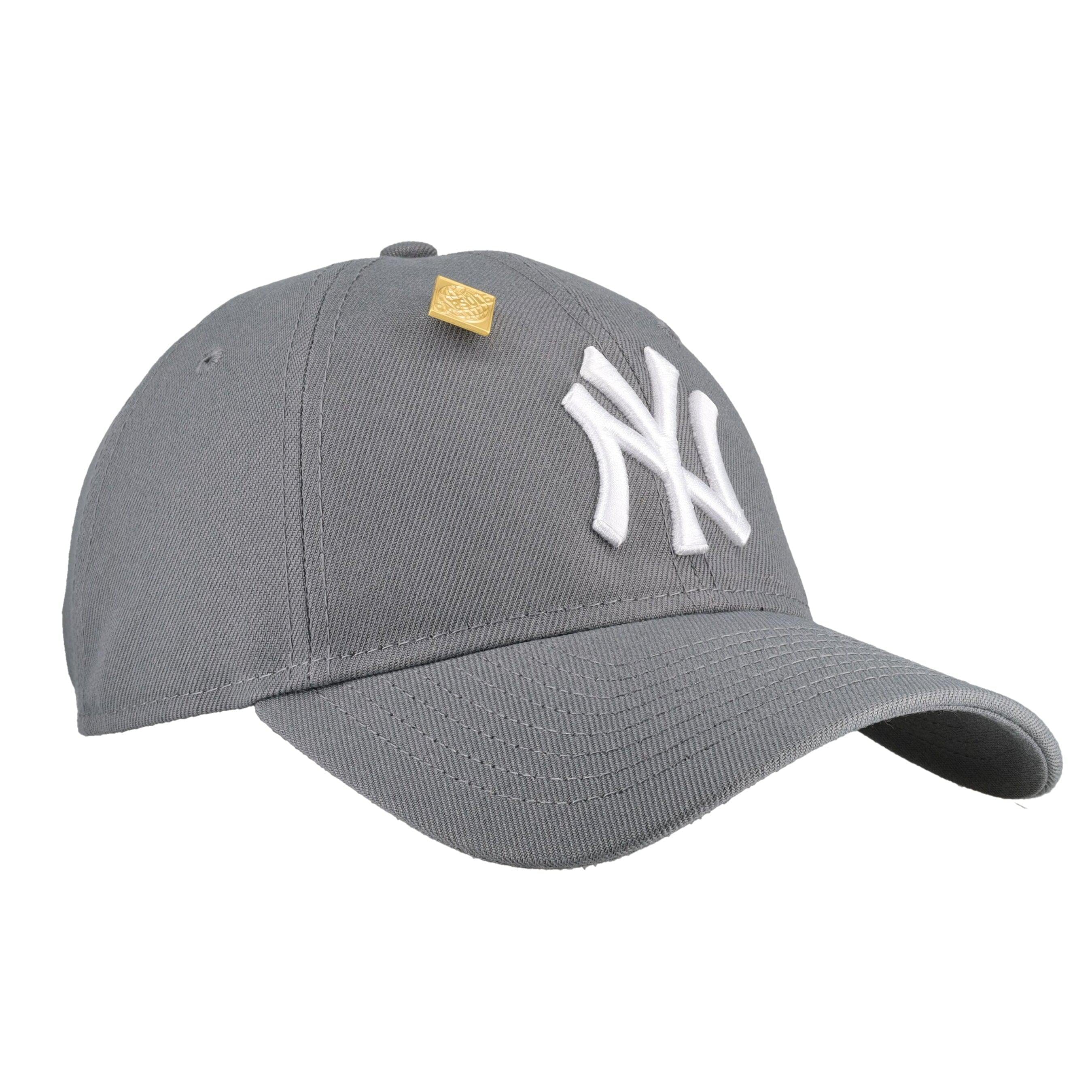 New York Yankees New Era 9Twenty Adjustable Hat (Storm Grey) NP