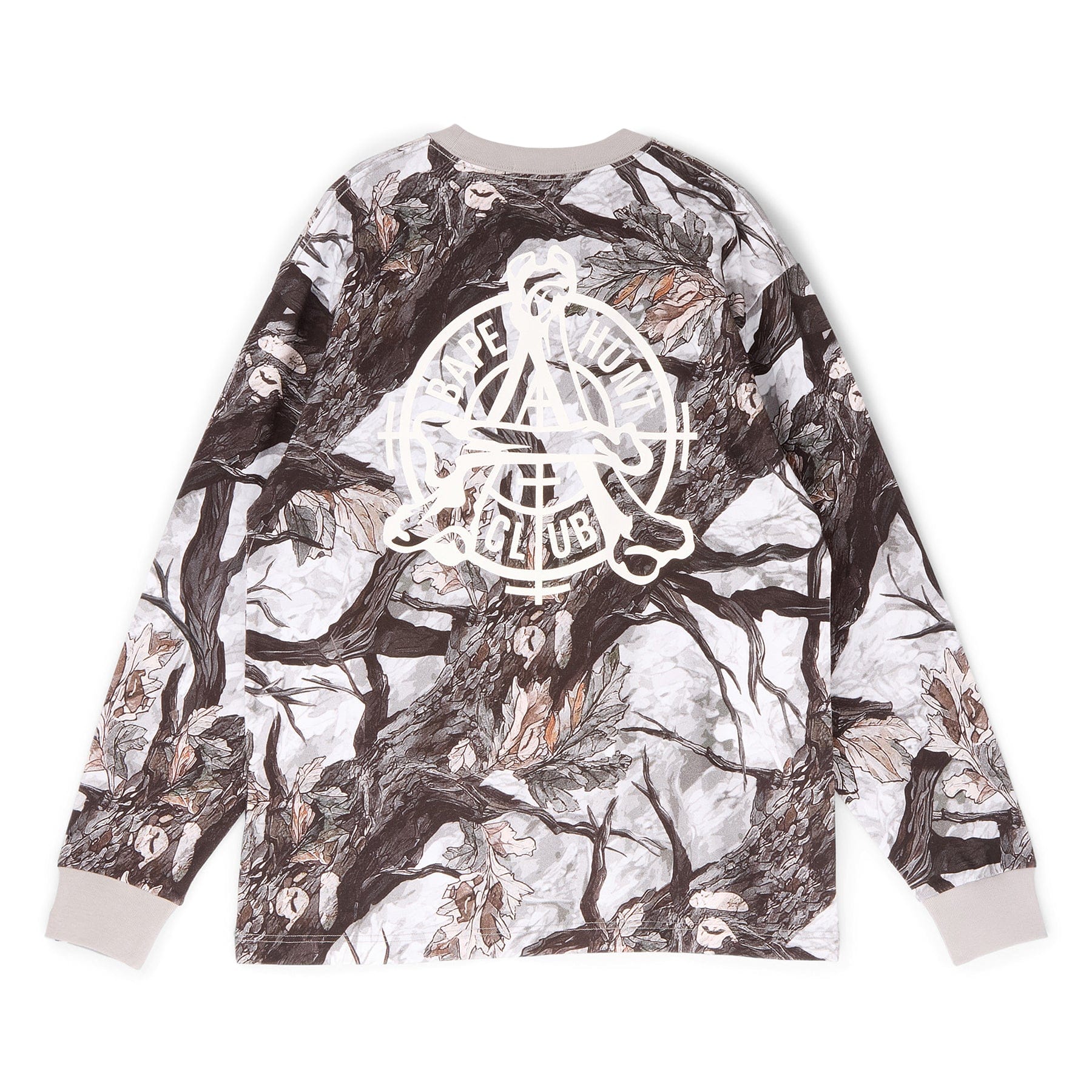 BAPE A Bathing Ape Tree Edge Camo Relaxed Fit Tee (White)