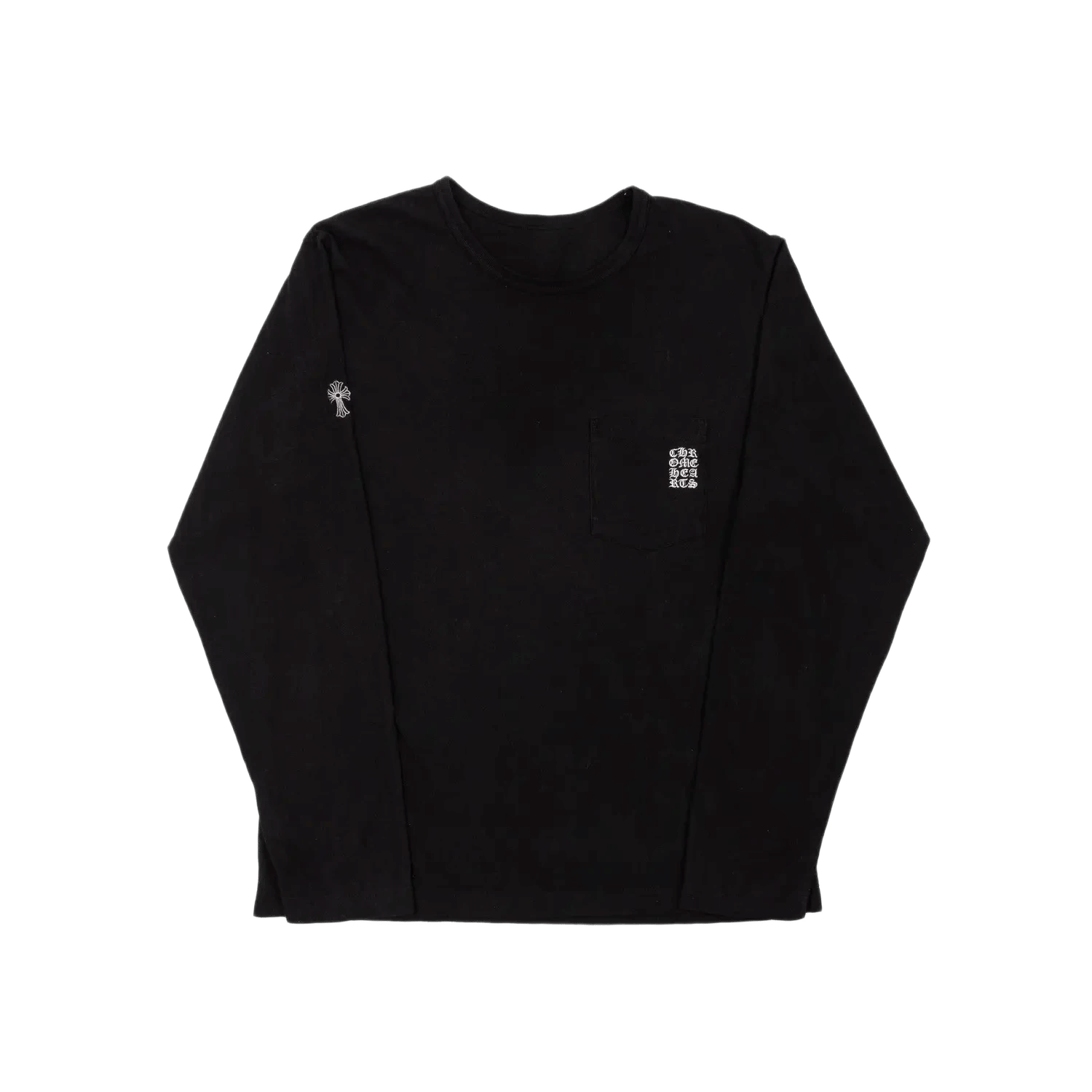 Chrome Hearts Embroidered Eyechart L/S Shirt Black