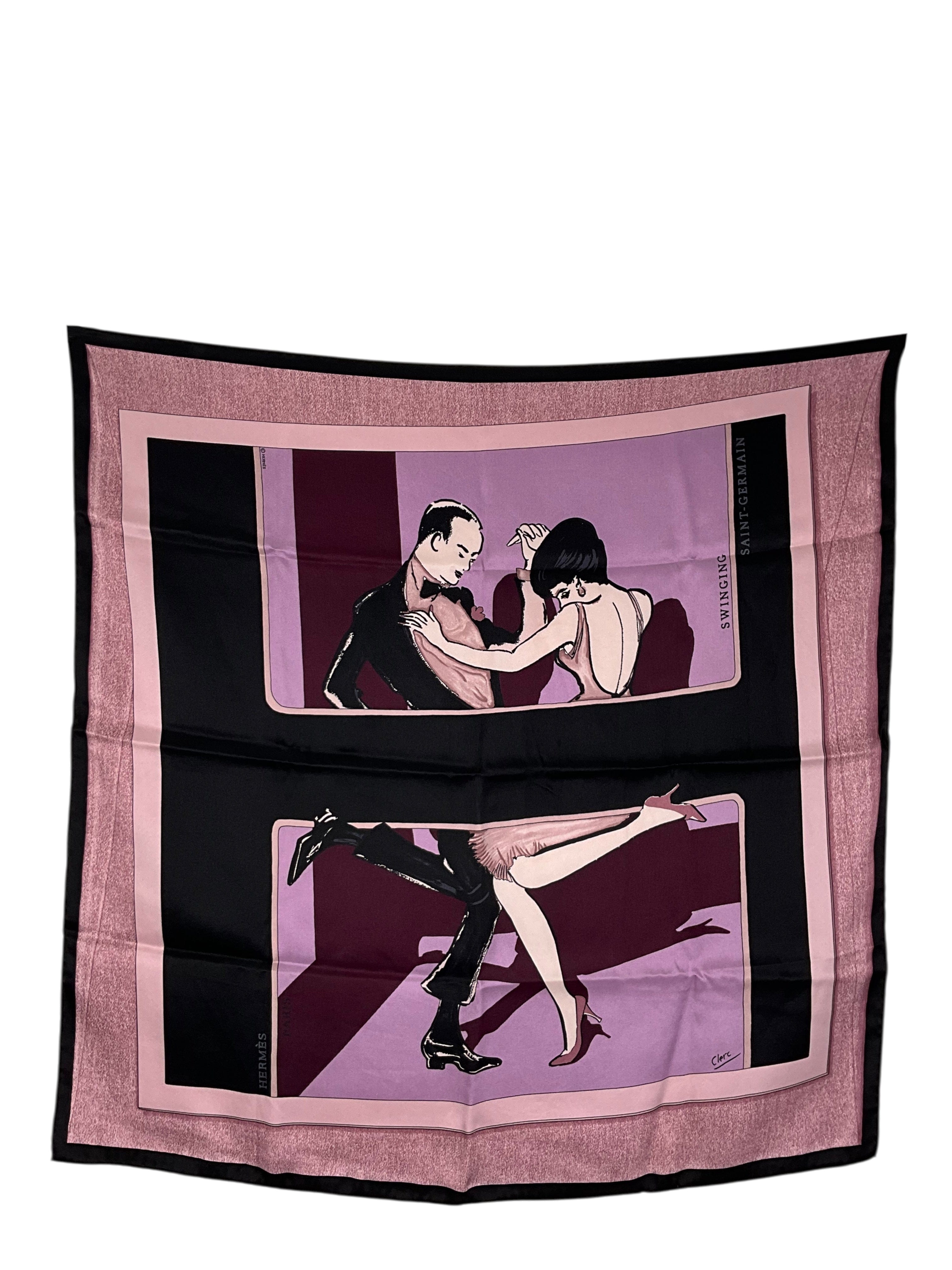 Hermes Swinging Saint Germain Silk Scarf 70