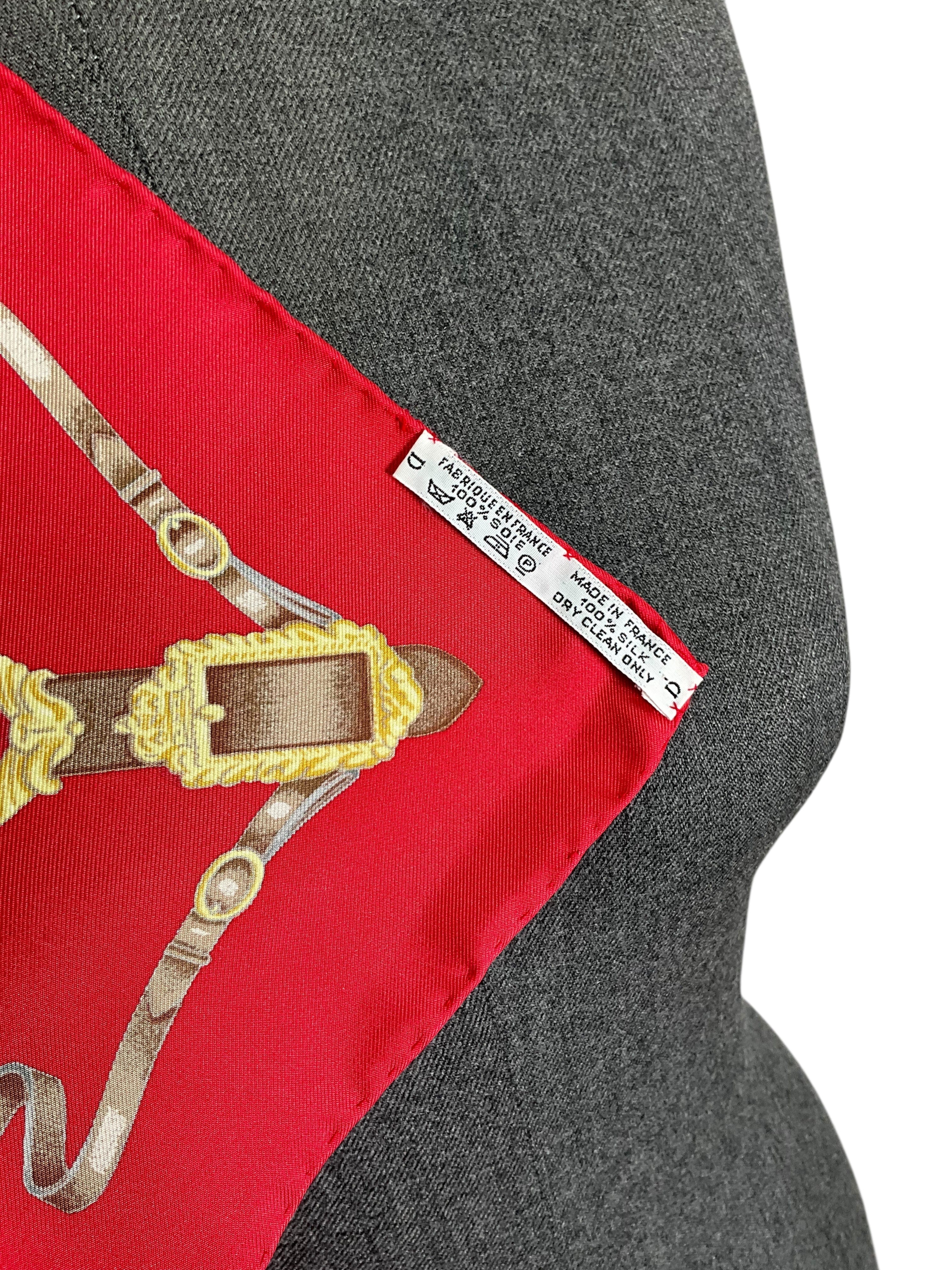 Hermes The Royal Mews Silk Scarf 90