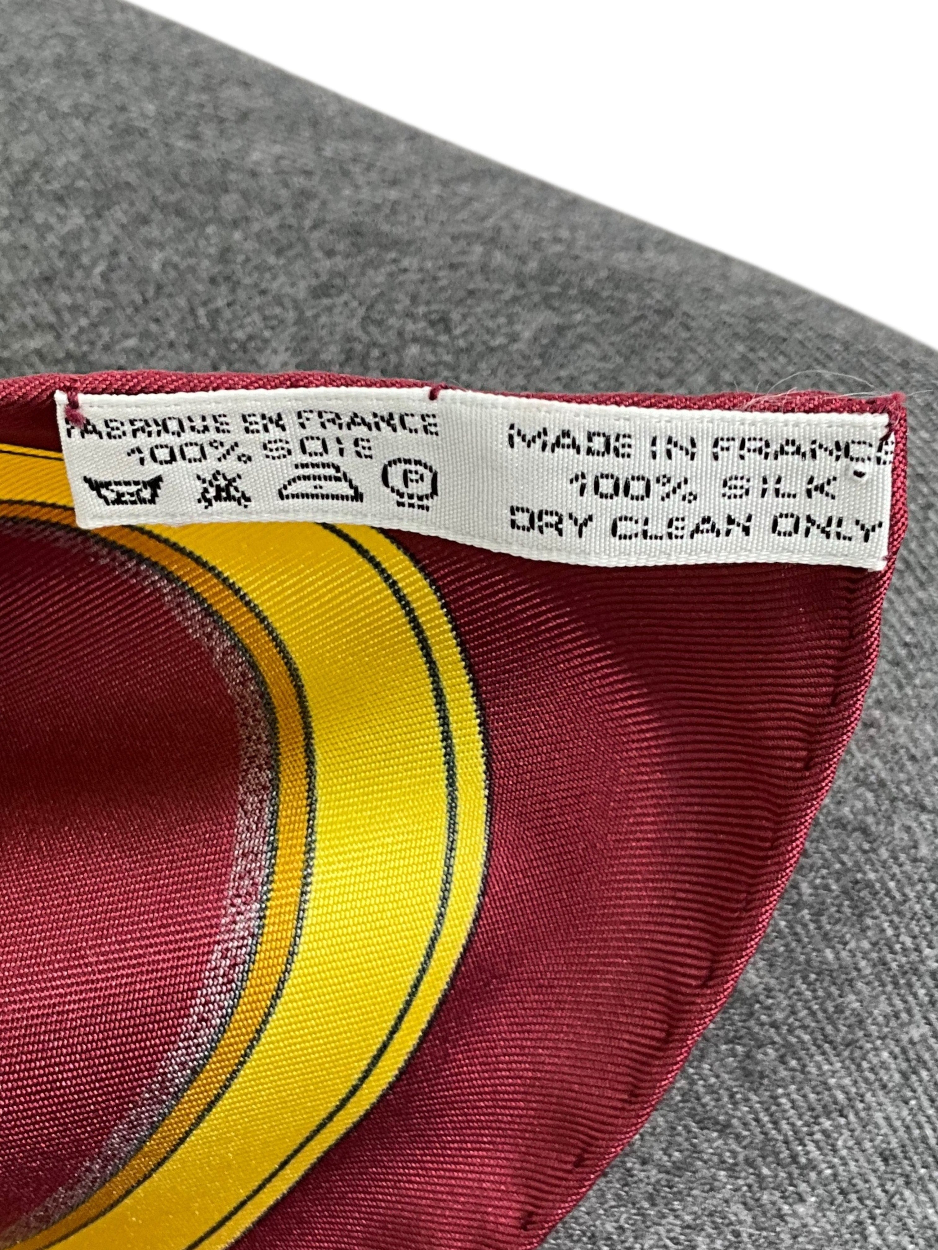 Hermes Grand Apparat Silk Scarf 90