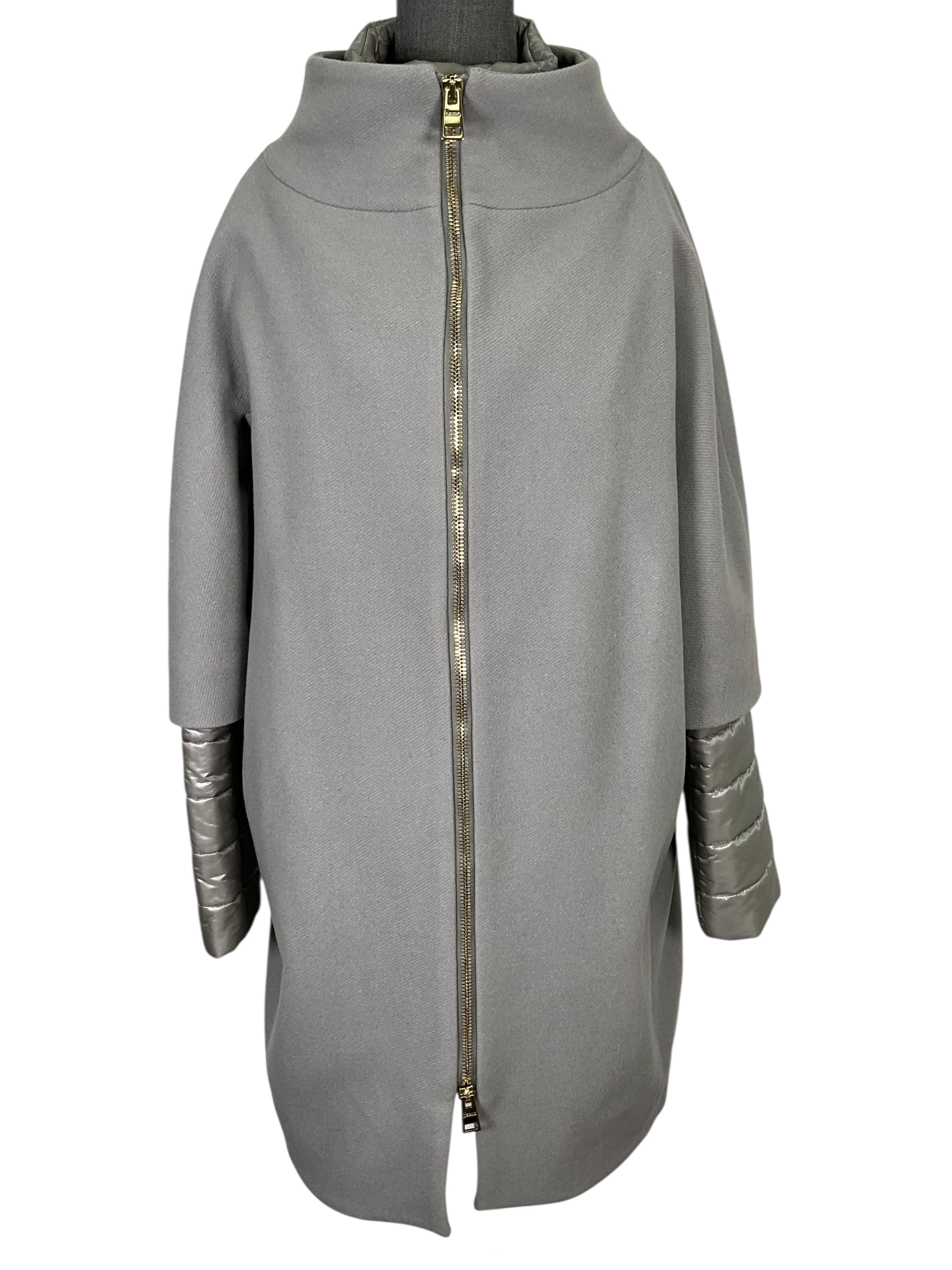 Herno Wool and Nylon Ultralight Cocoon Coat Size L