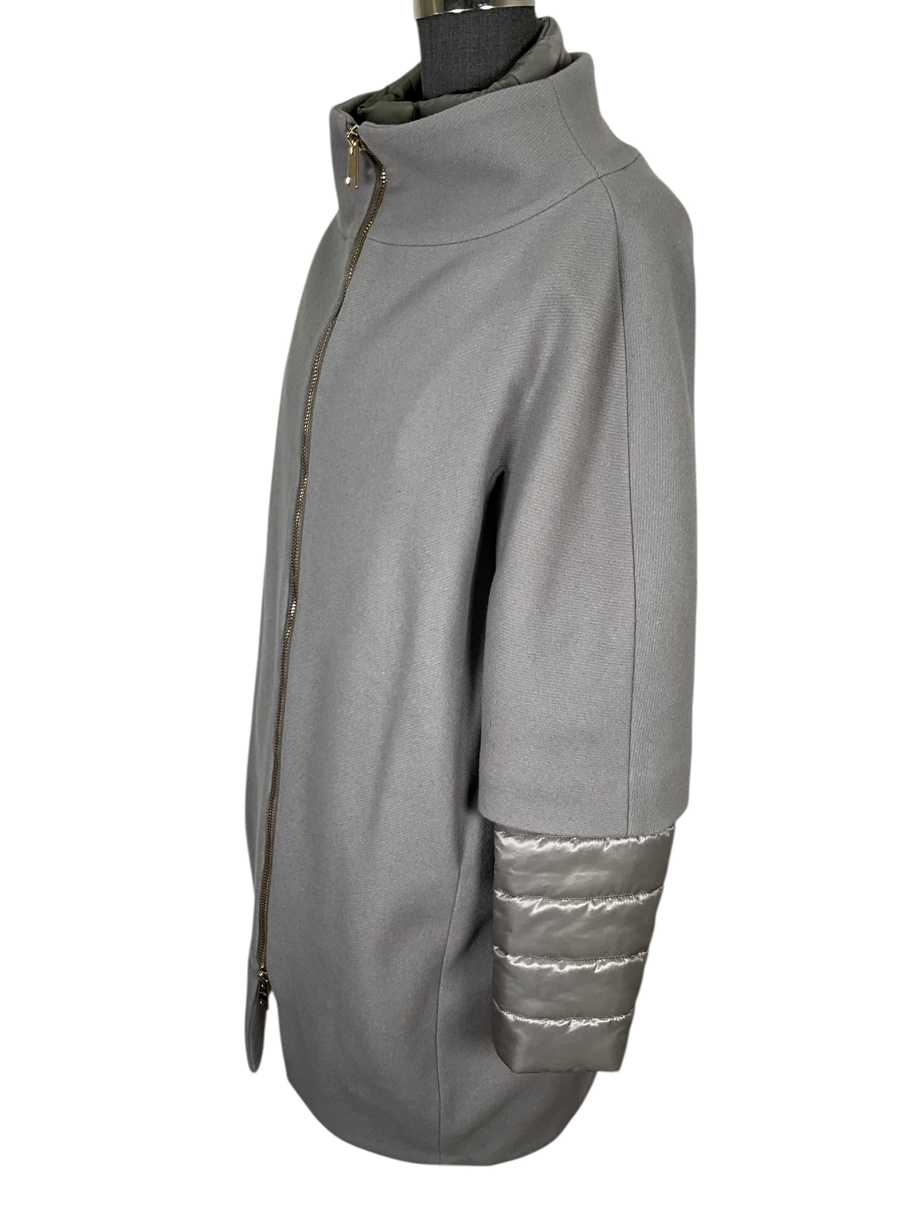 Herno Wool and Nylon Ultralight Cocoon Coat Size L