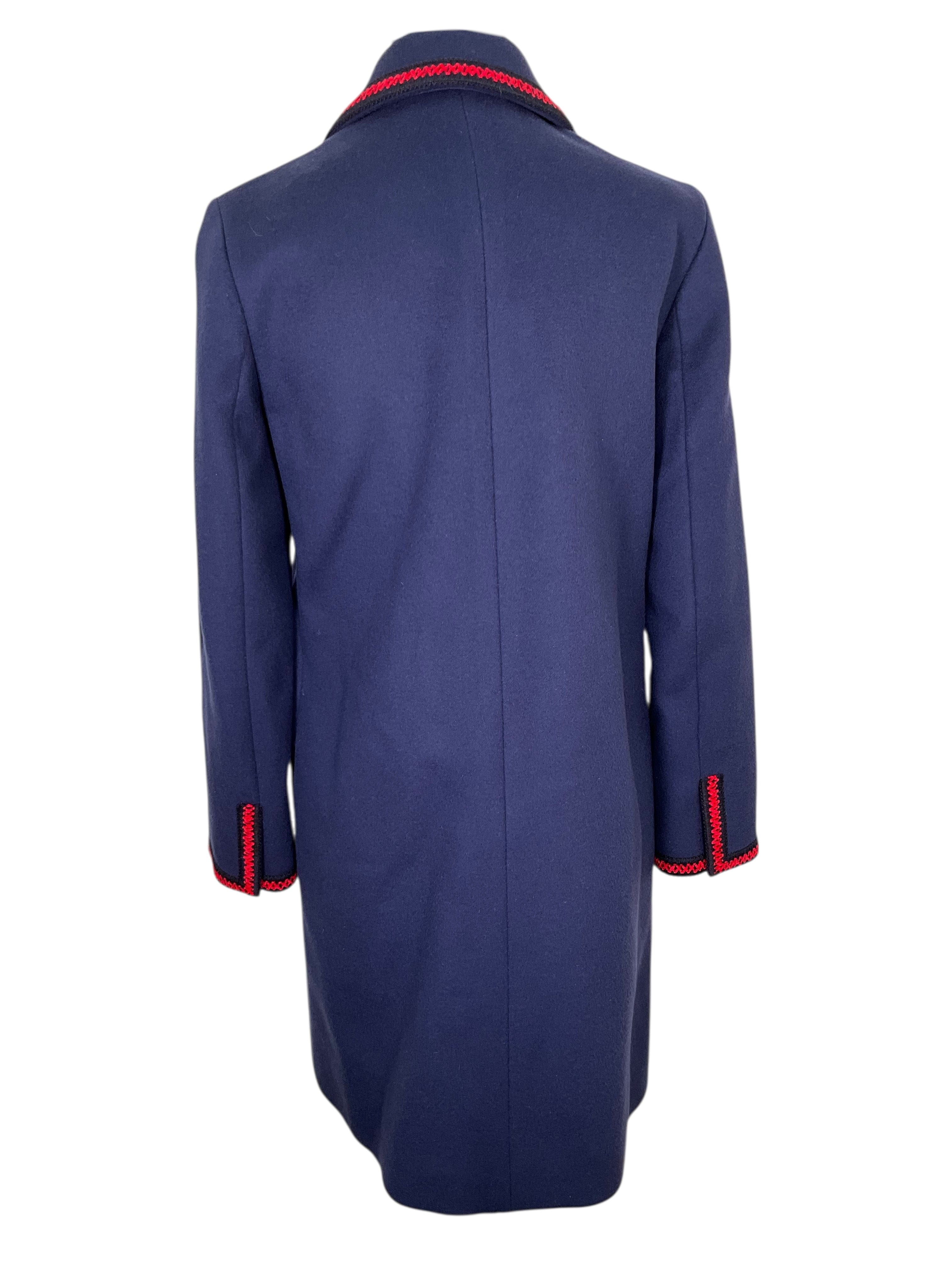 Gucci Embroidered Wool Coat Size S