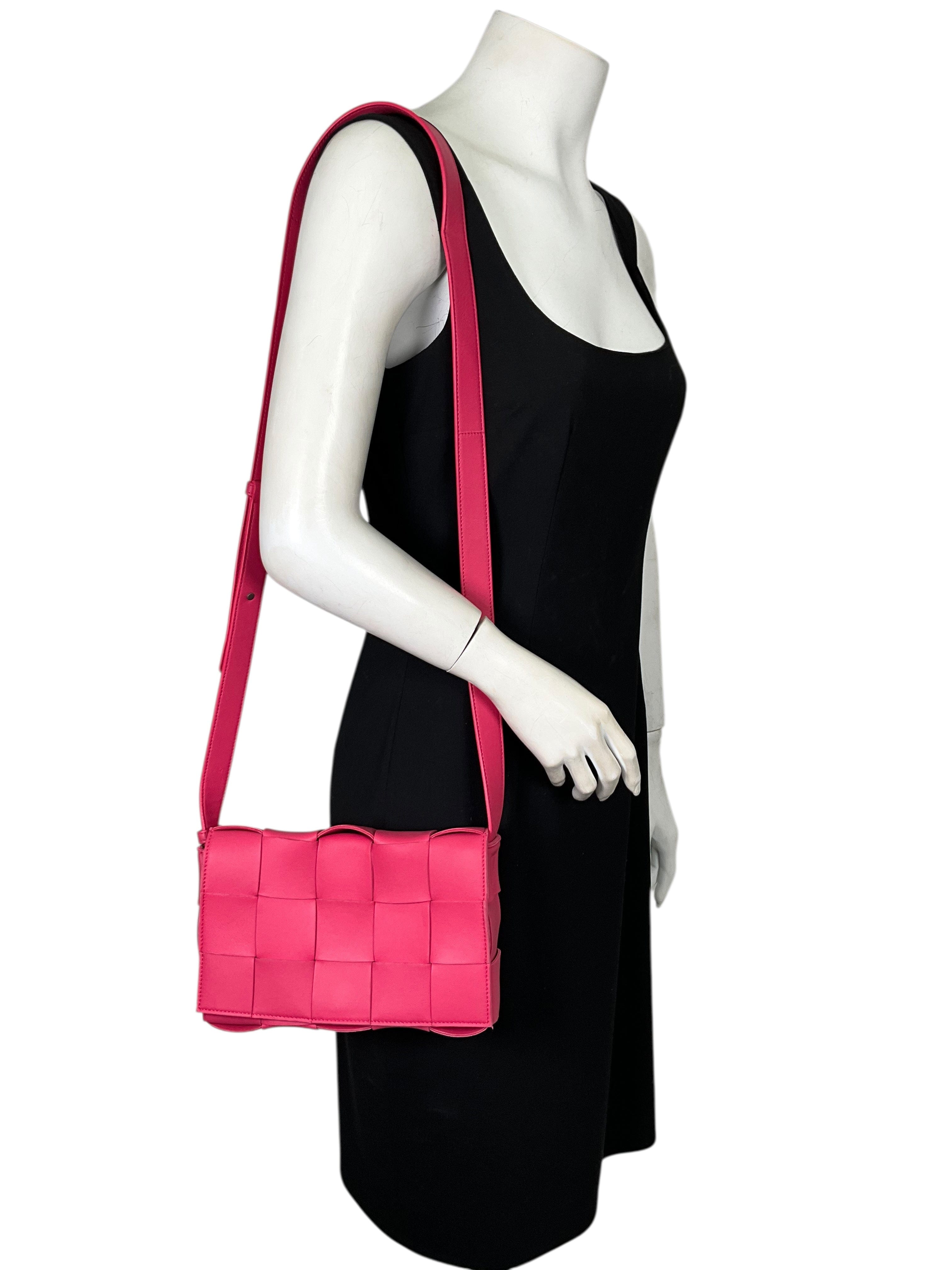 Bottega Veneta Maxi Weave Leather Cassette Crossbody Bag