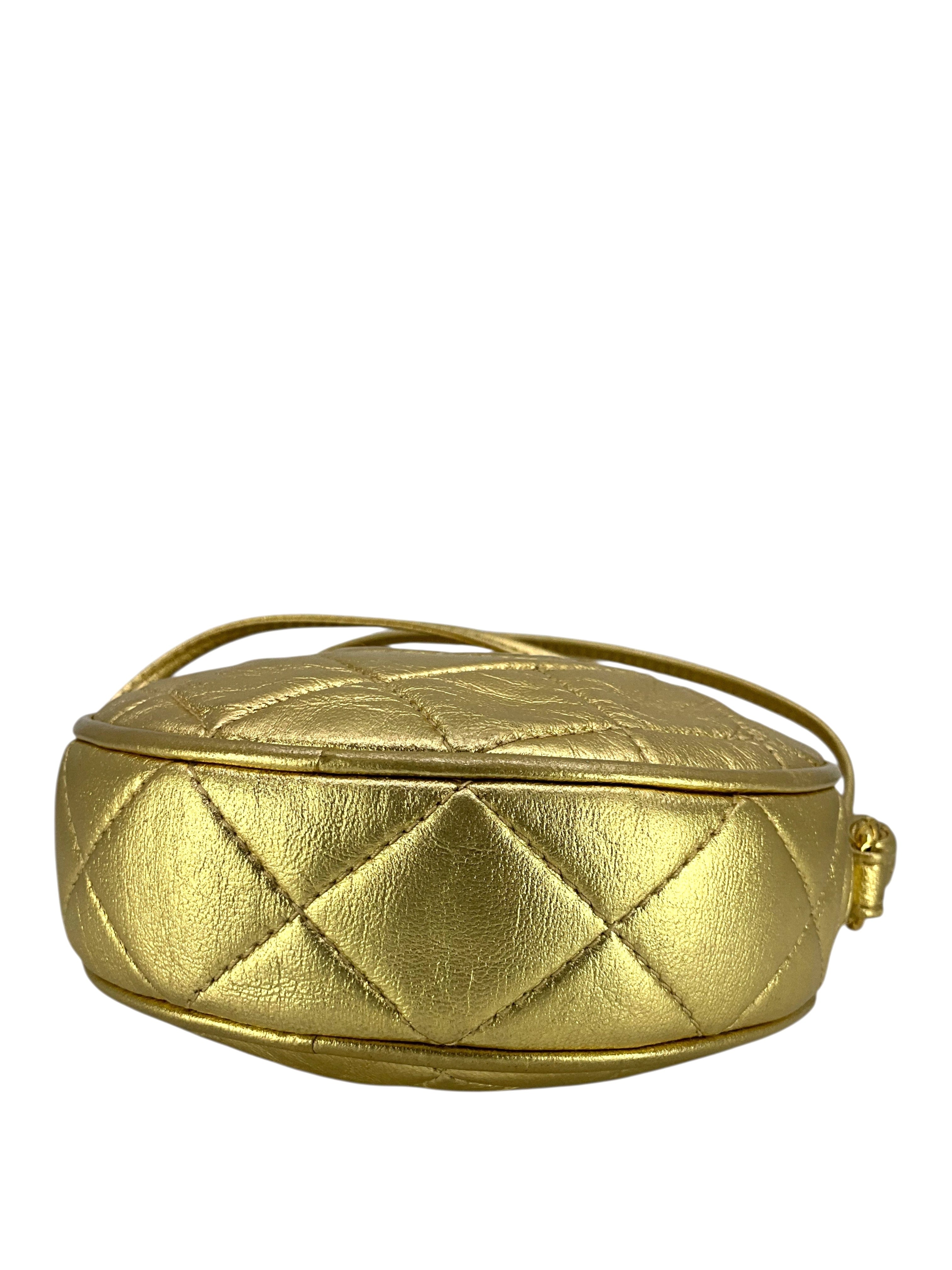 Chanel Vintage Round CC Tassel Mini Crossbody Bag