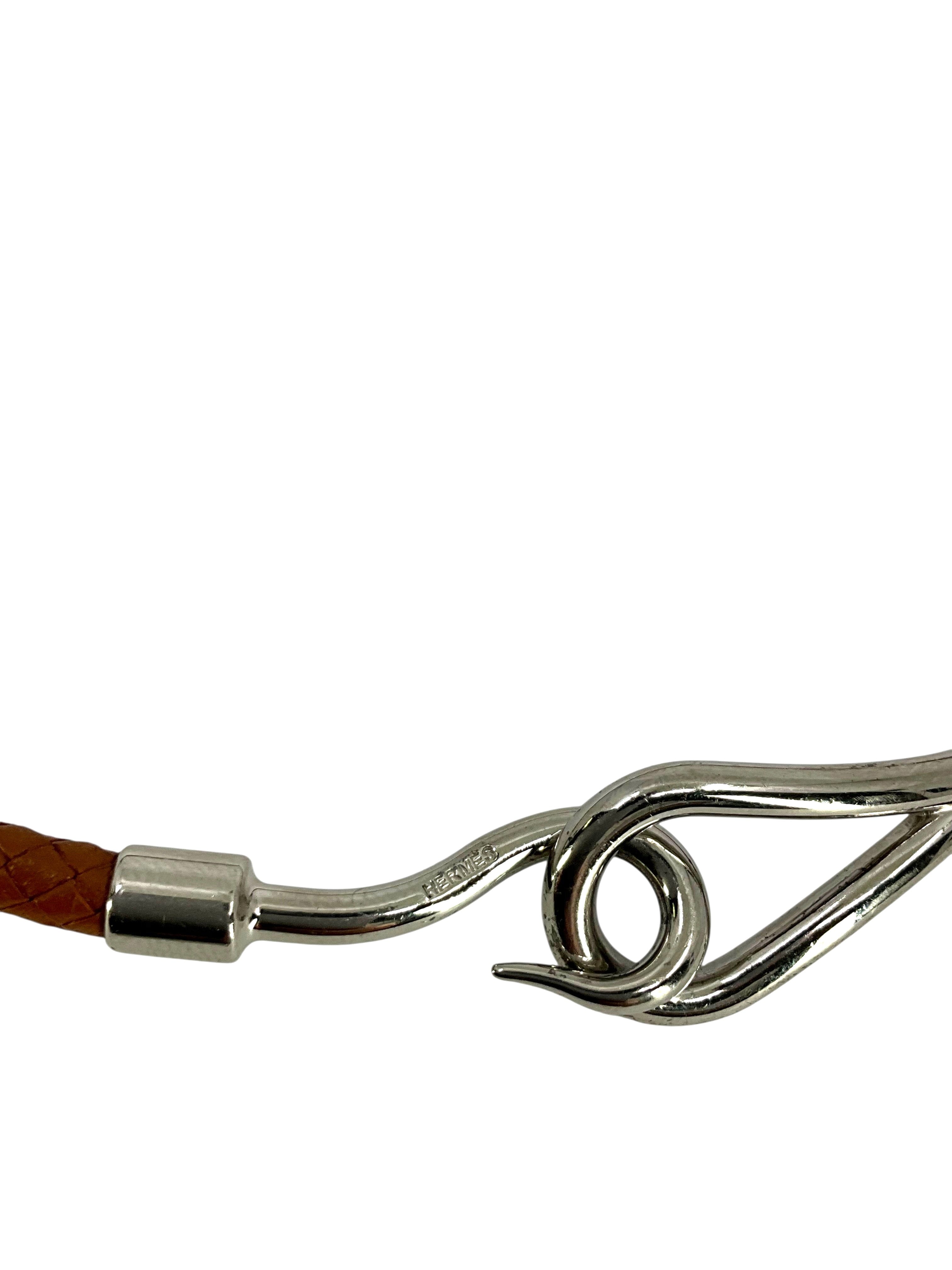 Hermes Jumbo Hook Double Tour Bracelet
