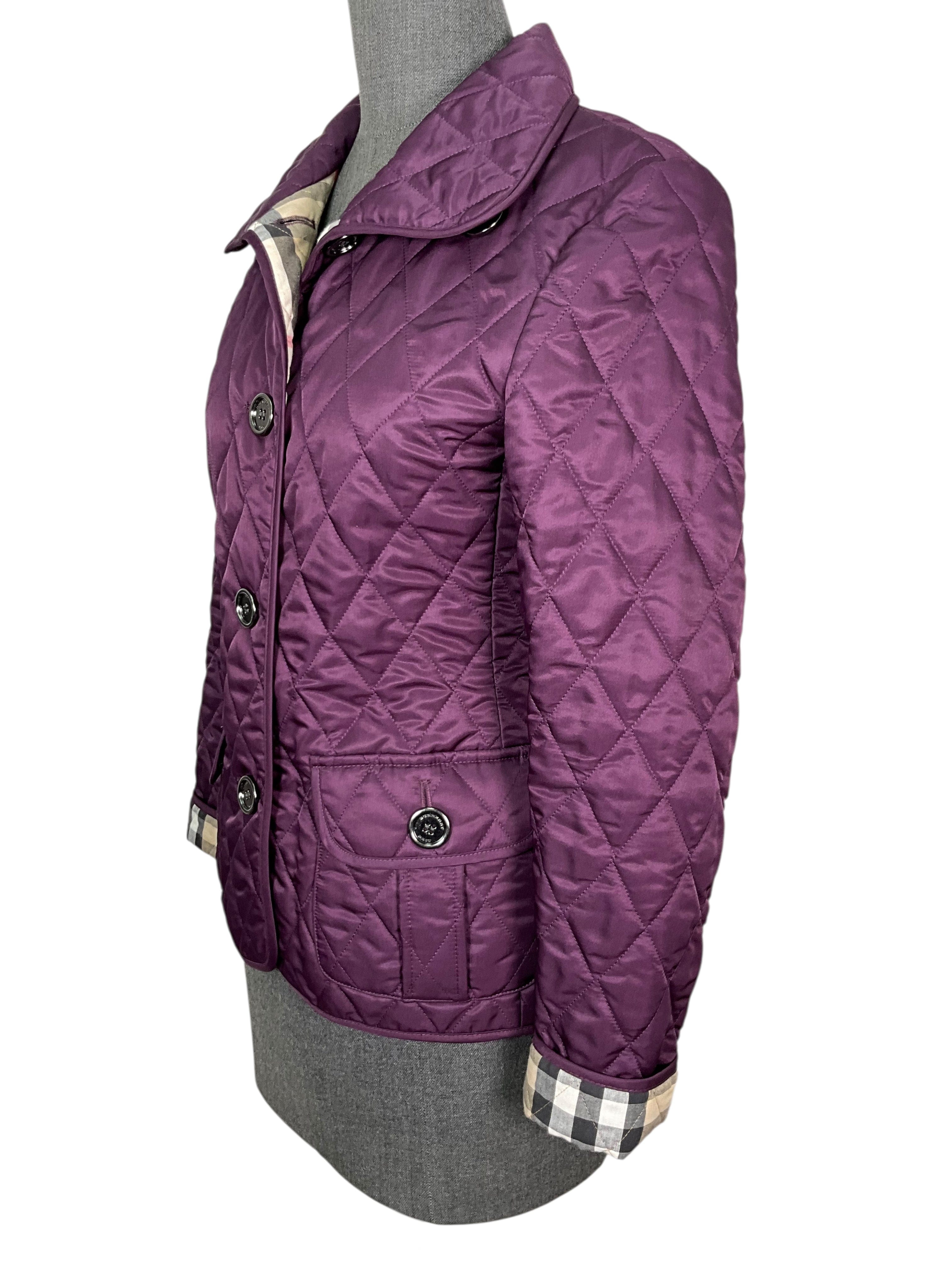 Burberry Brit Diamond Quilted Jacket Size XS