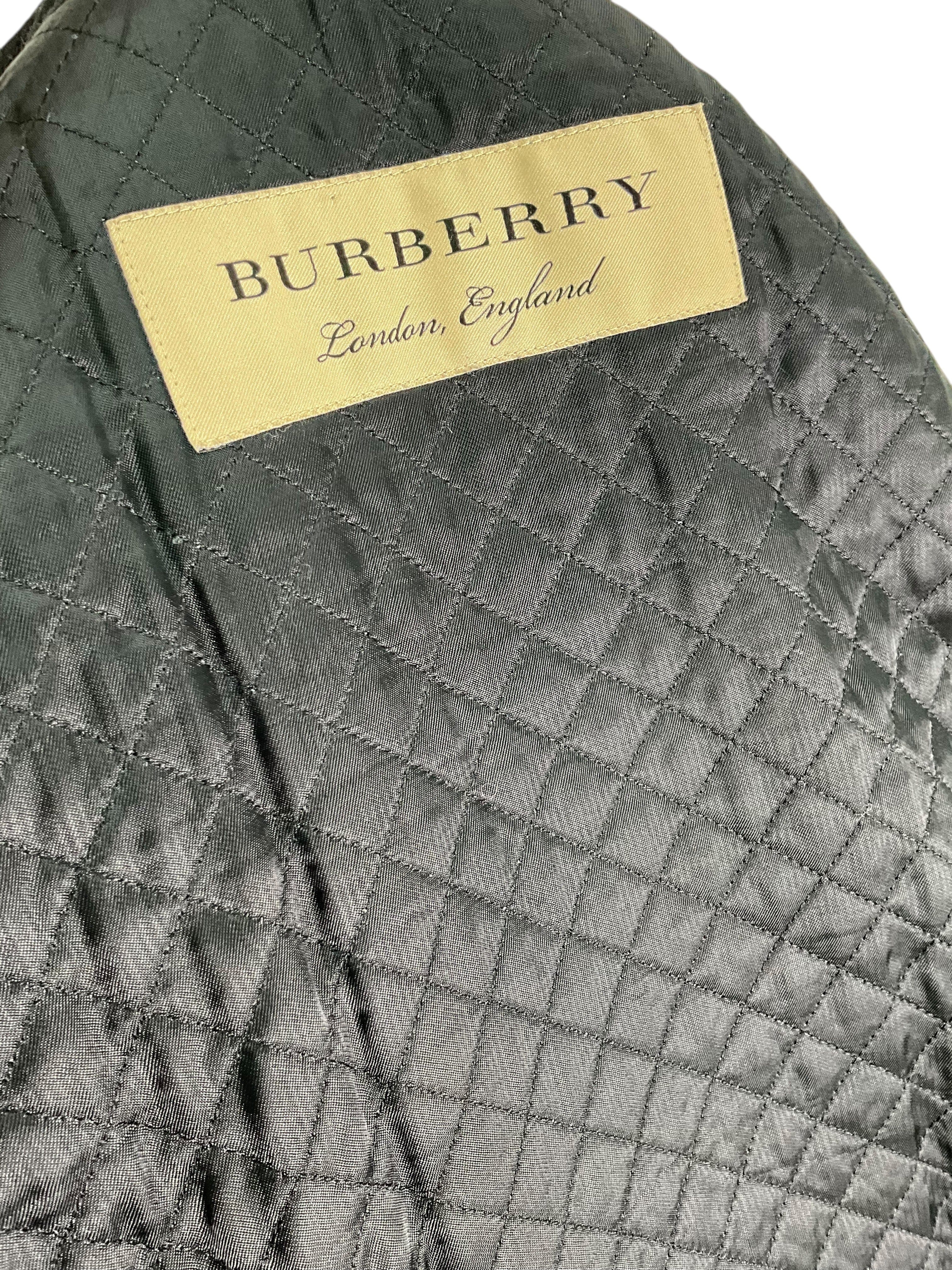 Burberry London Wool Military Pea Coat Size S