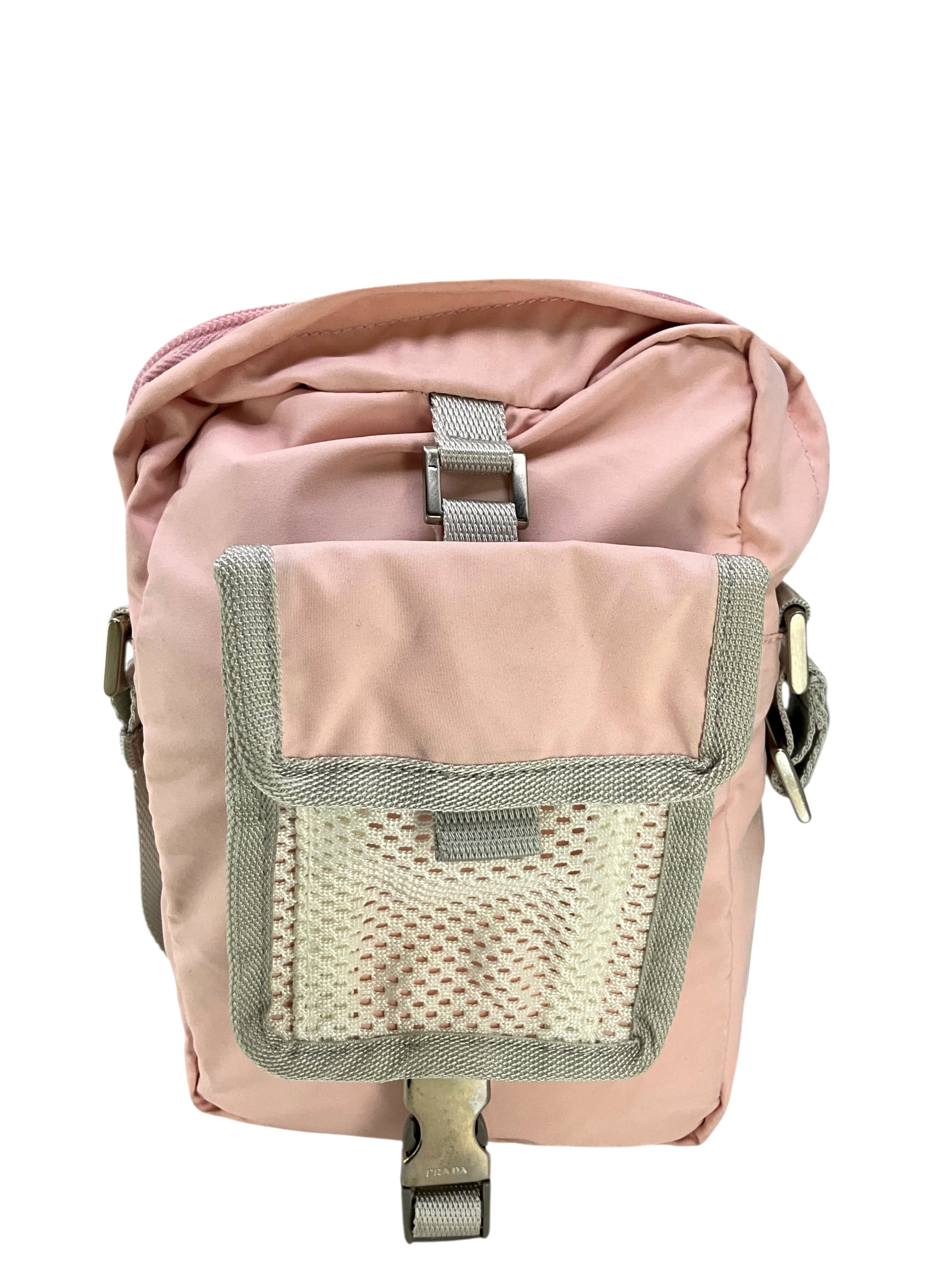 PRADA Sport Nylon Mesh Crossbody Bag