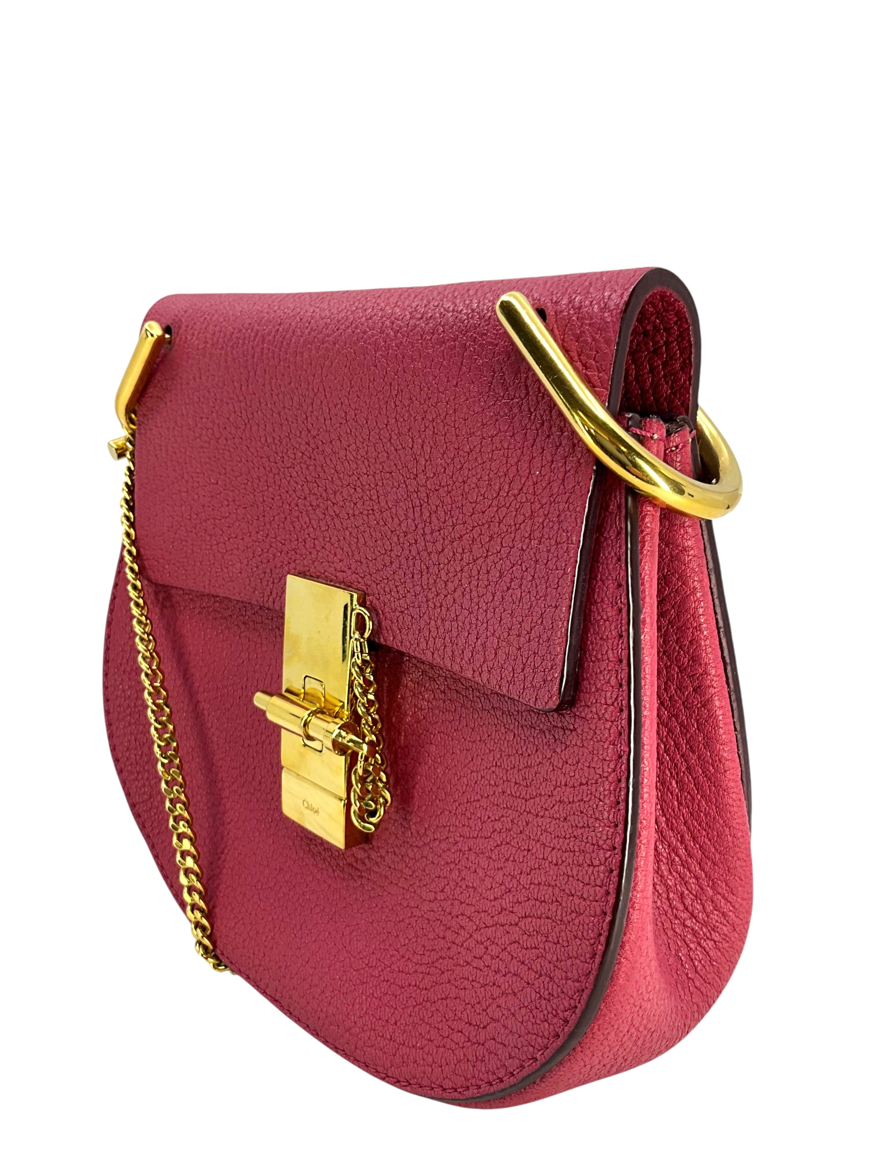 Chloe Leather Drew Crossbody Bag