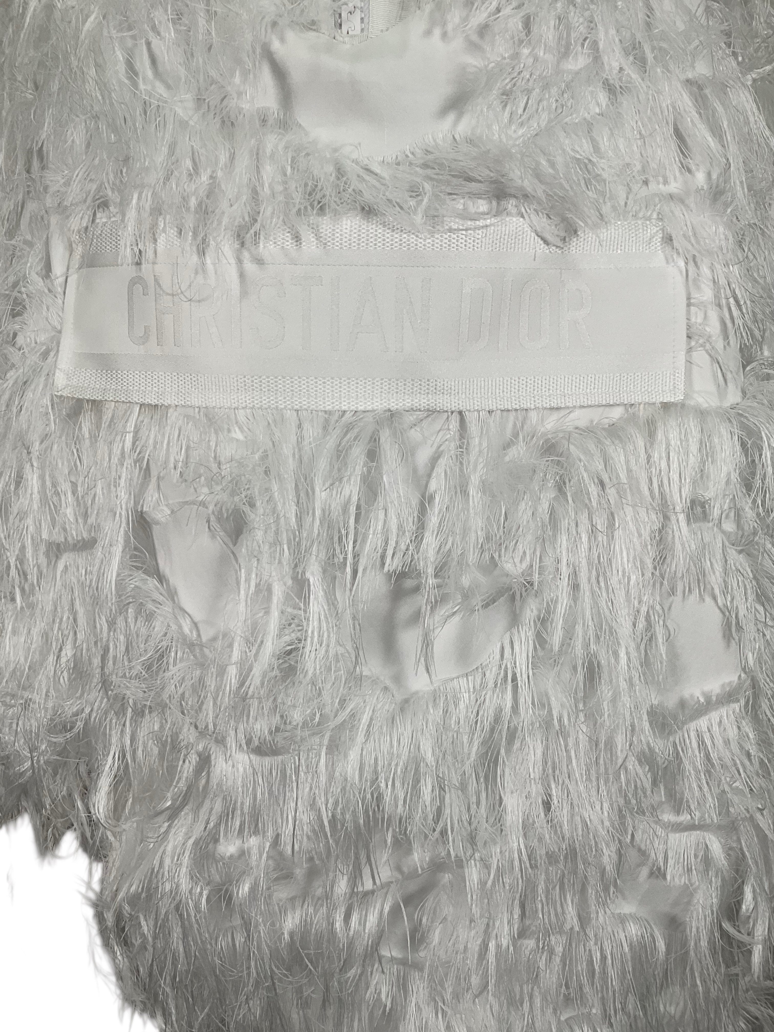 CHRISTIAN DIOR Hooded Anorak Fringe Technical Jacket Size XS NEW