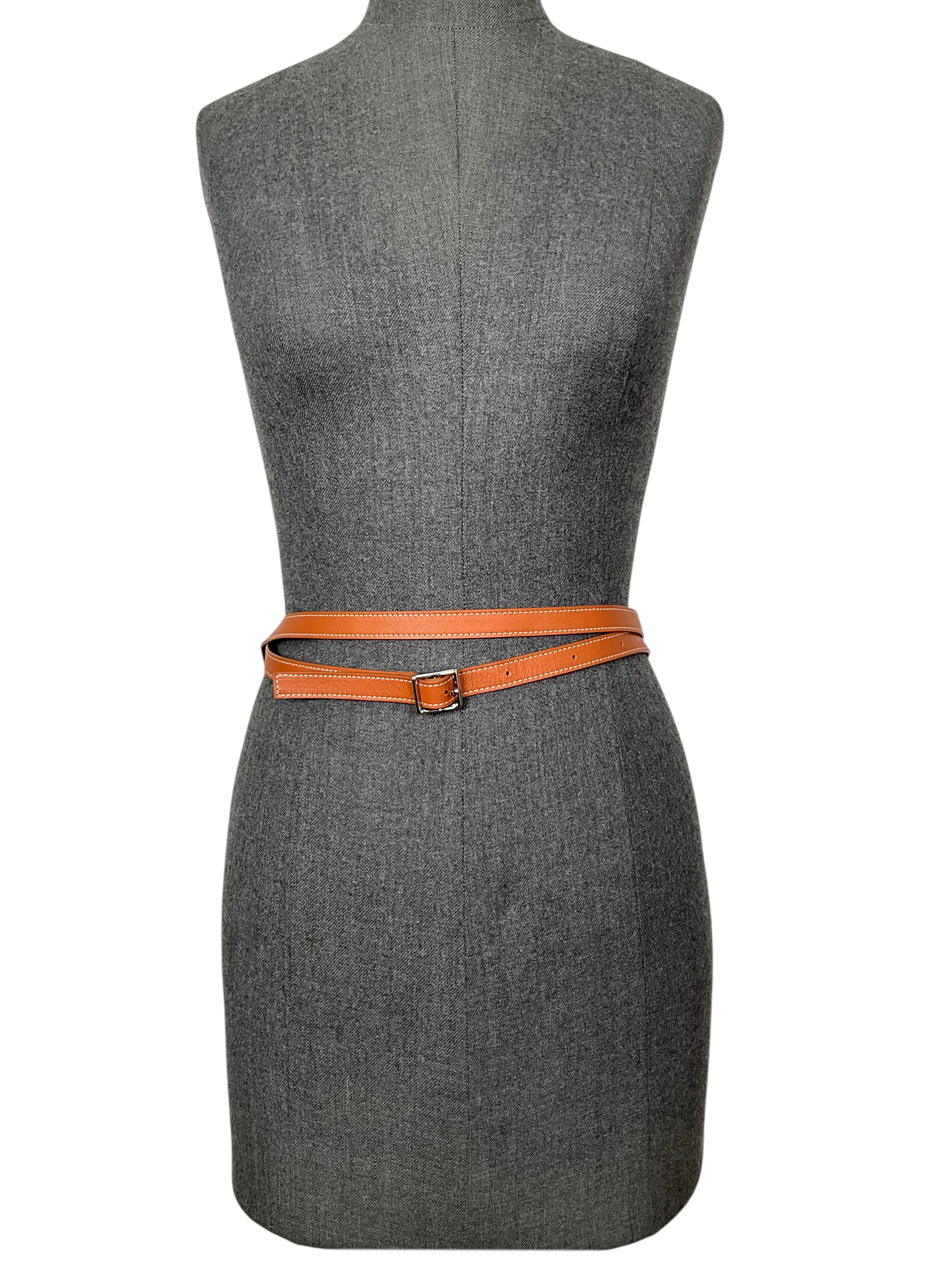 LOEWE Thin Leather Double Wrap Belt