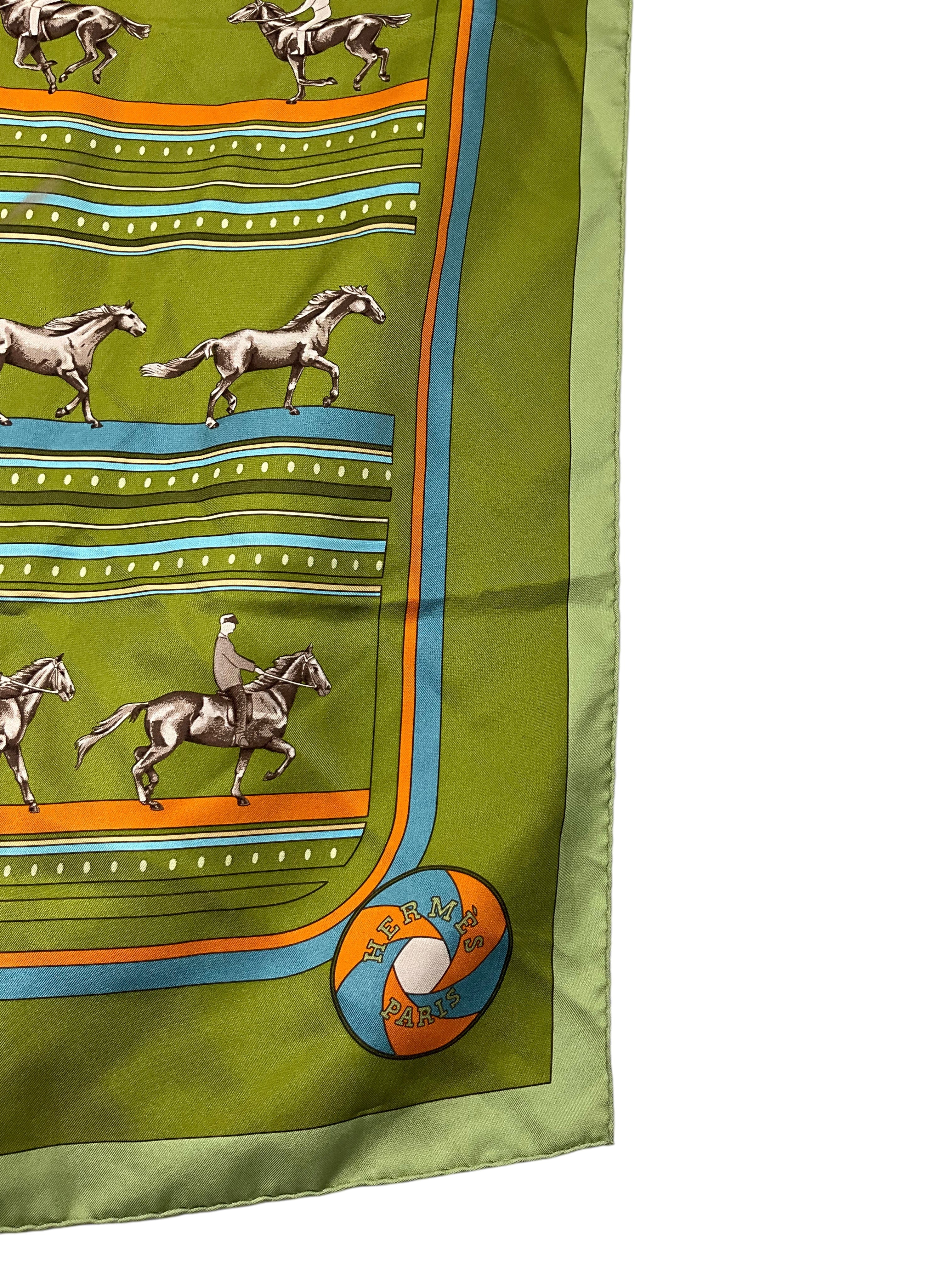 HERMES Sequences Silk Scarf 90