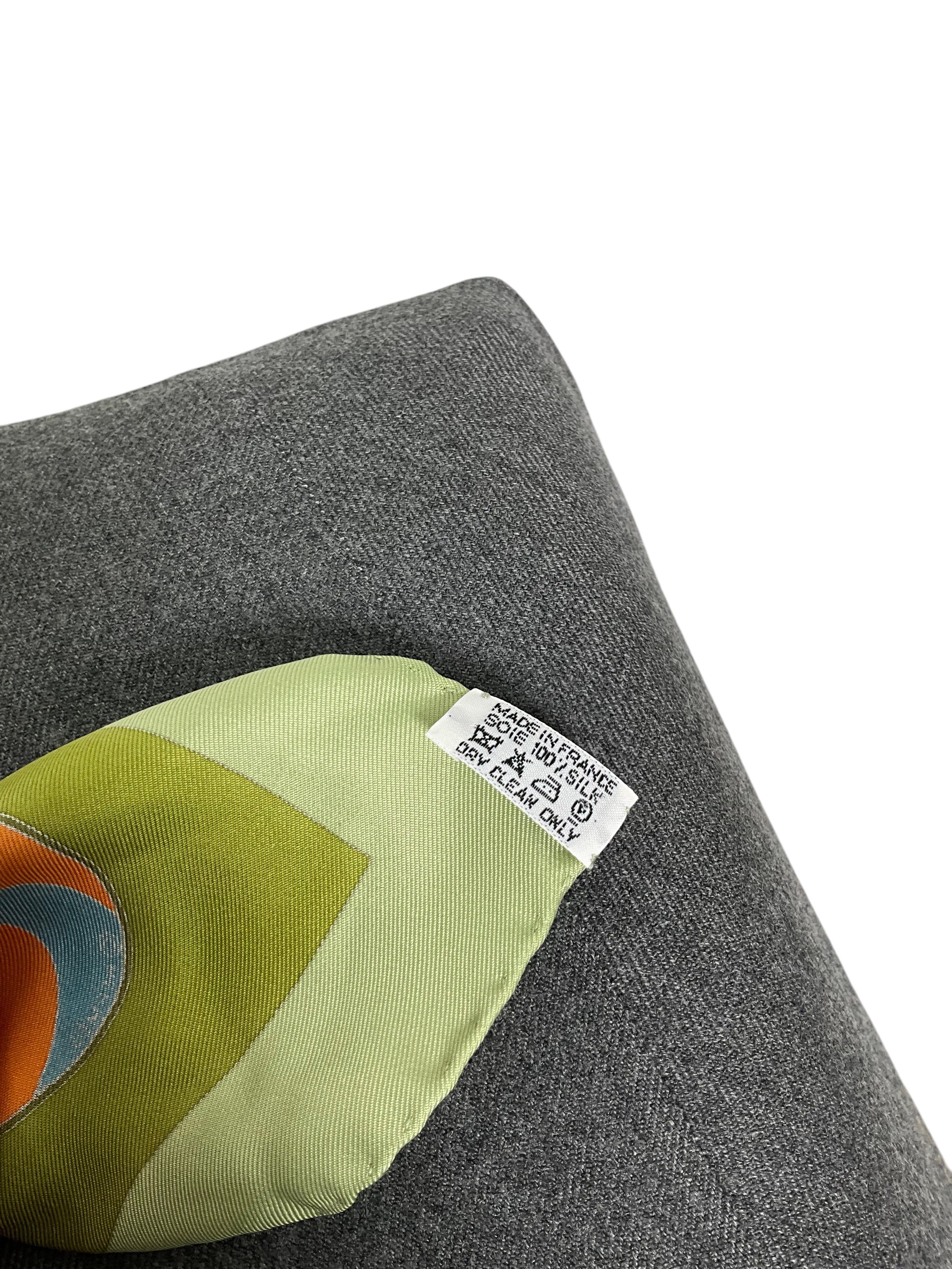 HERMES Sequences Silk Scarf 90