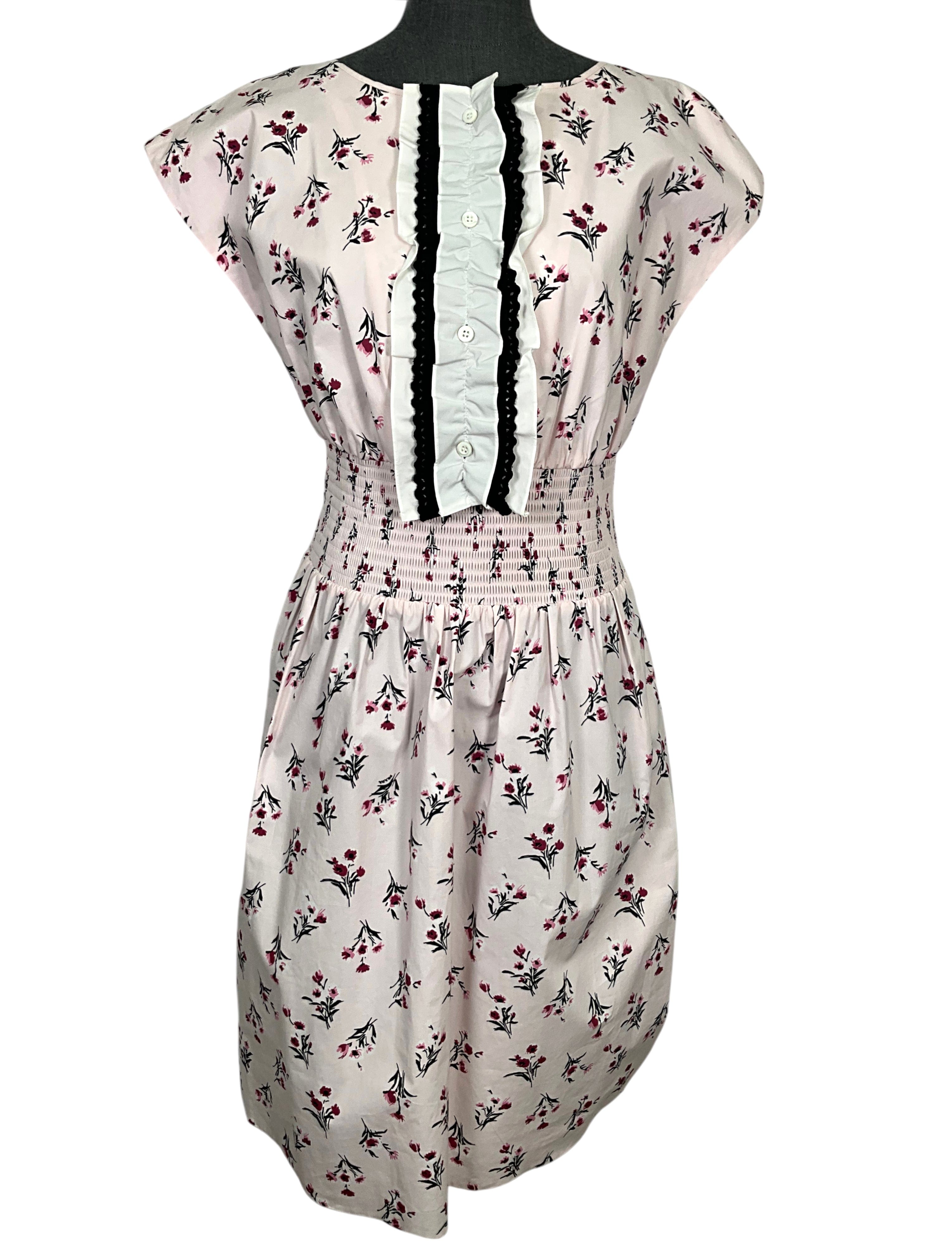 PRADA Floral Printed Cotton Dress Size S