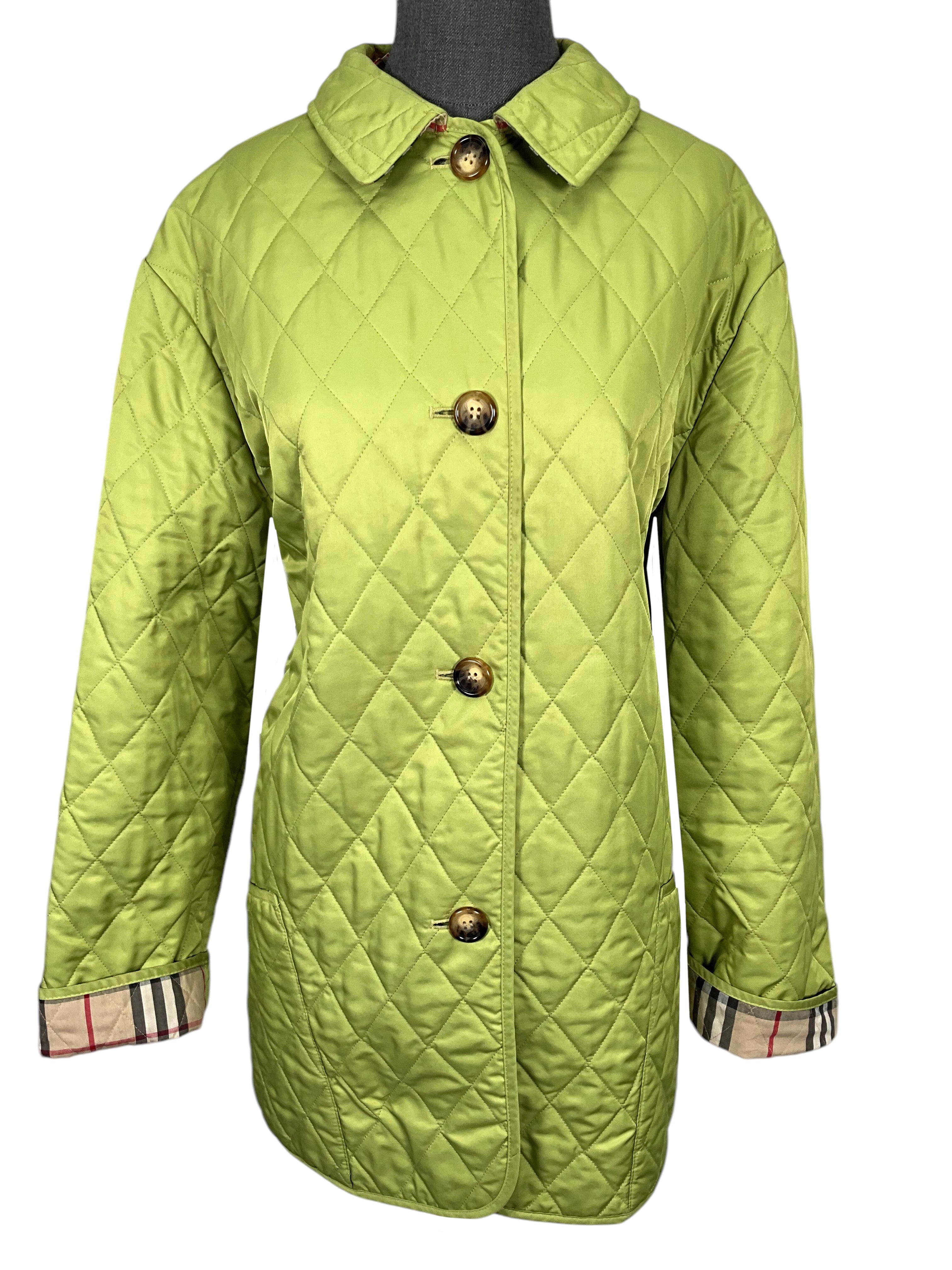Burberry London Diamond Quilted Jacket Size L