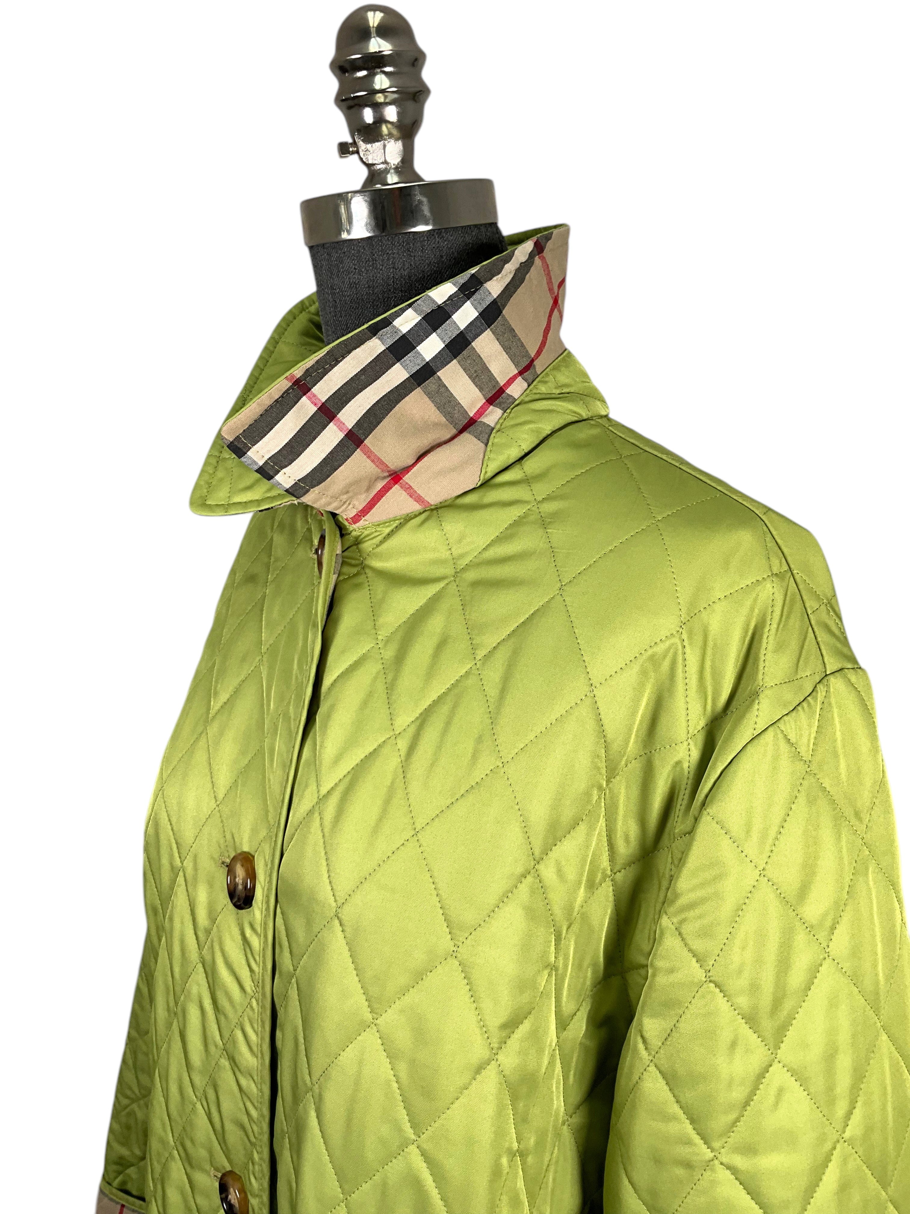 Burberry London Diamond Quilted Jacket Size L