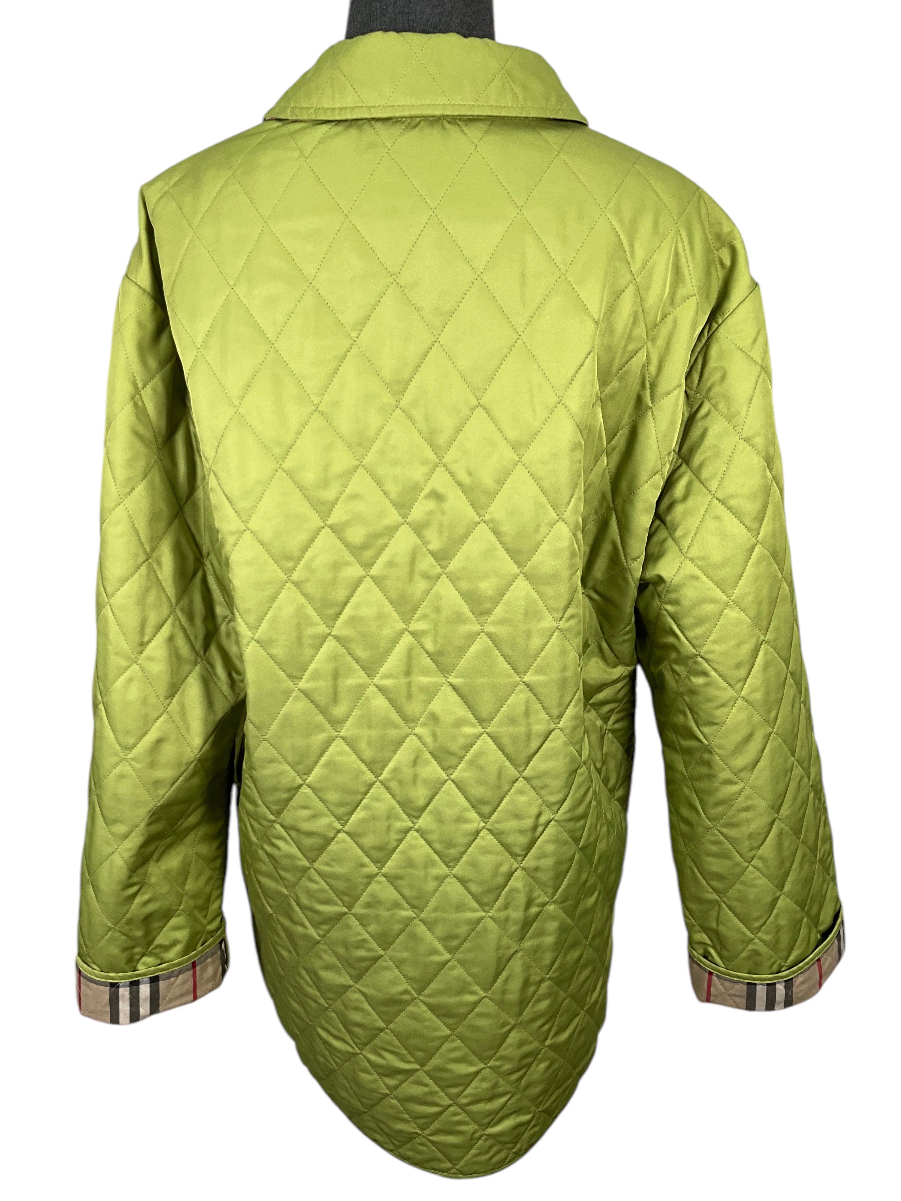 Burberry London Diamond Quilted Jacket Size L