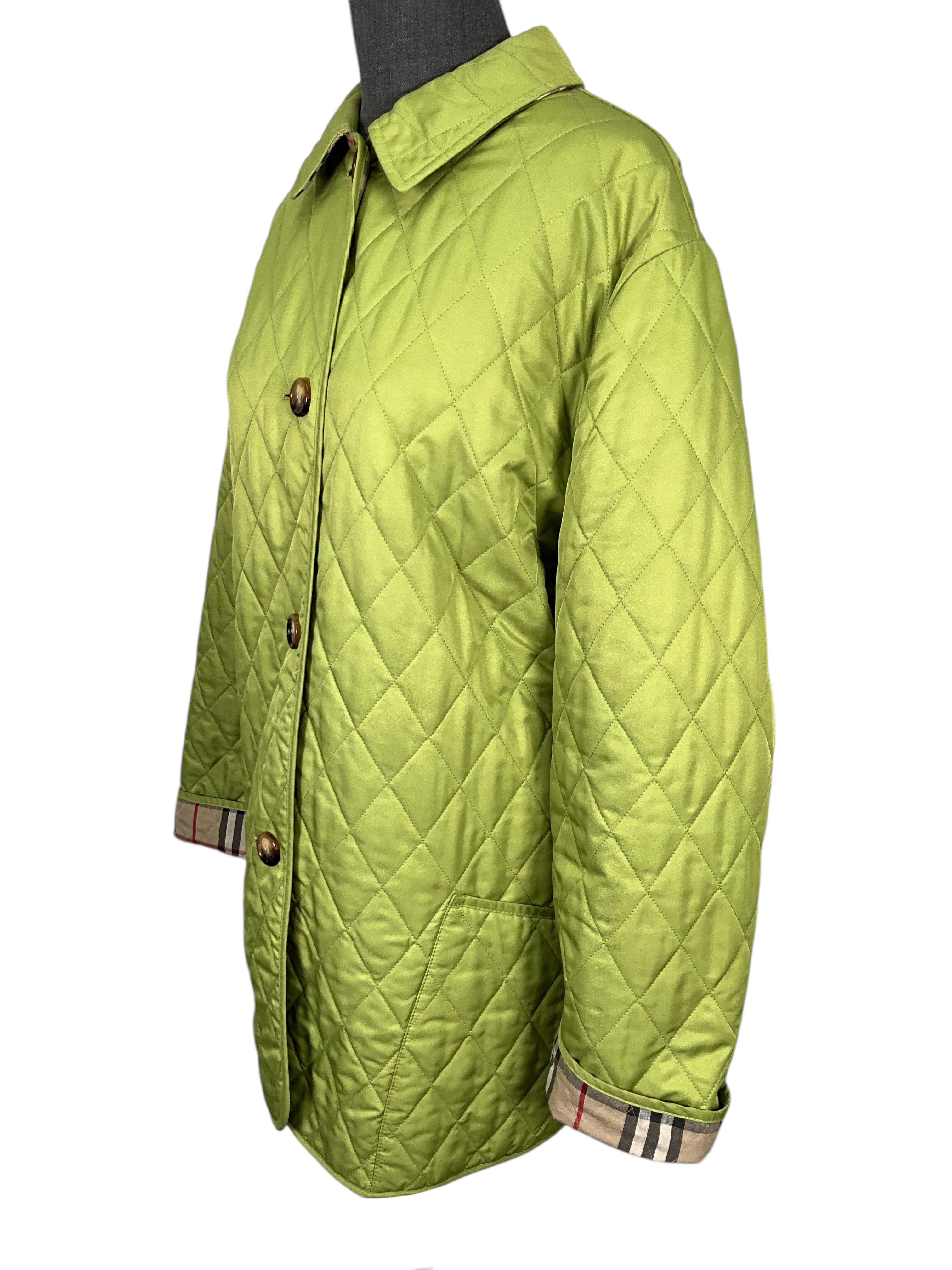 Burberry London Diamond Quilted Jacket Size L