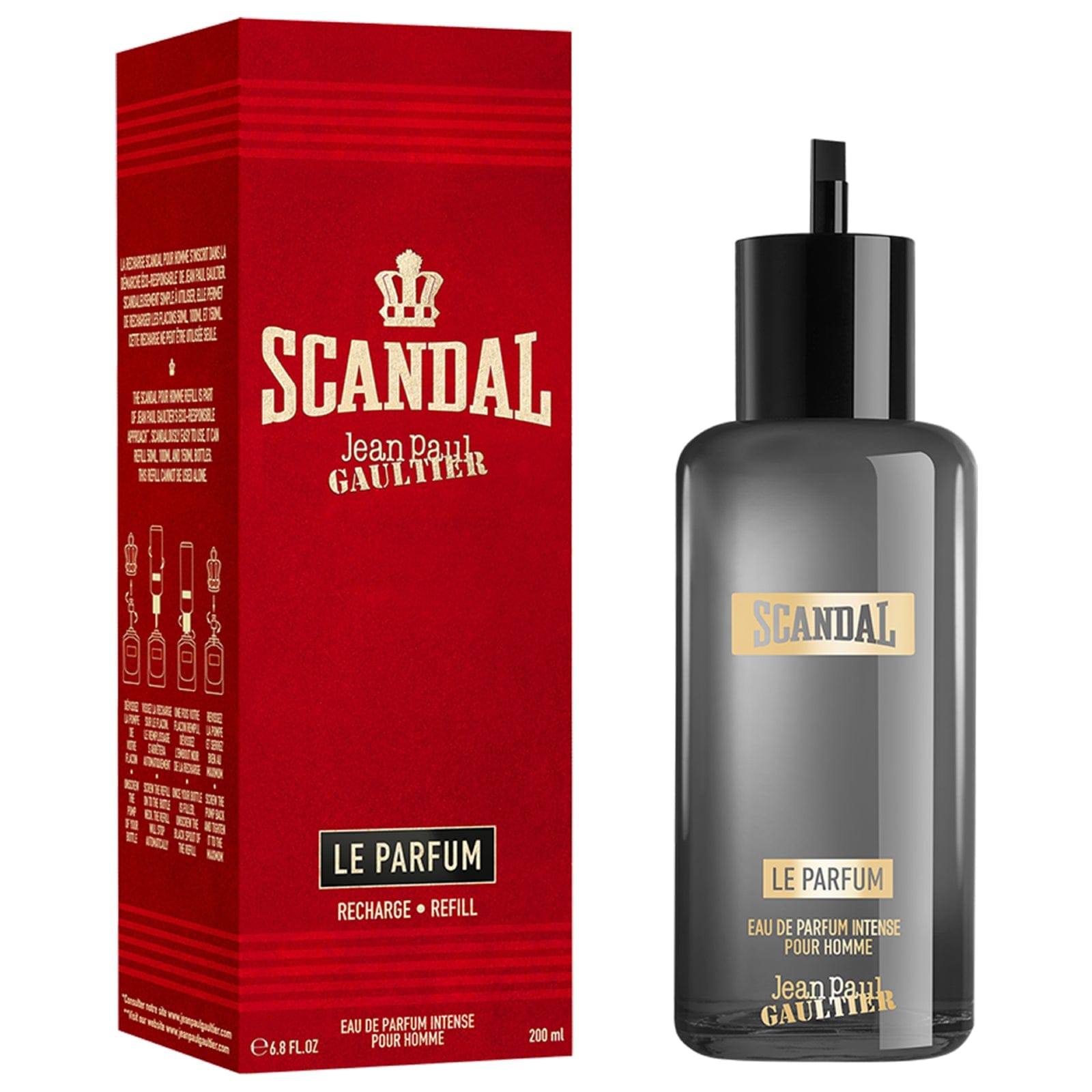 Jean Paul Gaultier Scandal Pour Homme Le Parfum Eau de Parfum Refill 200ml