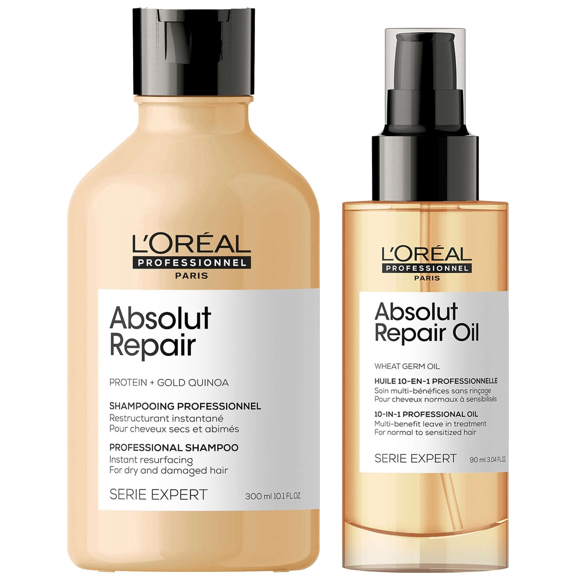 L'Oréal Professionnel Duo: Absolut Repair Oil and Shampoo