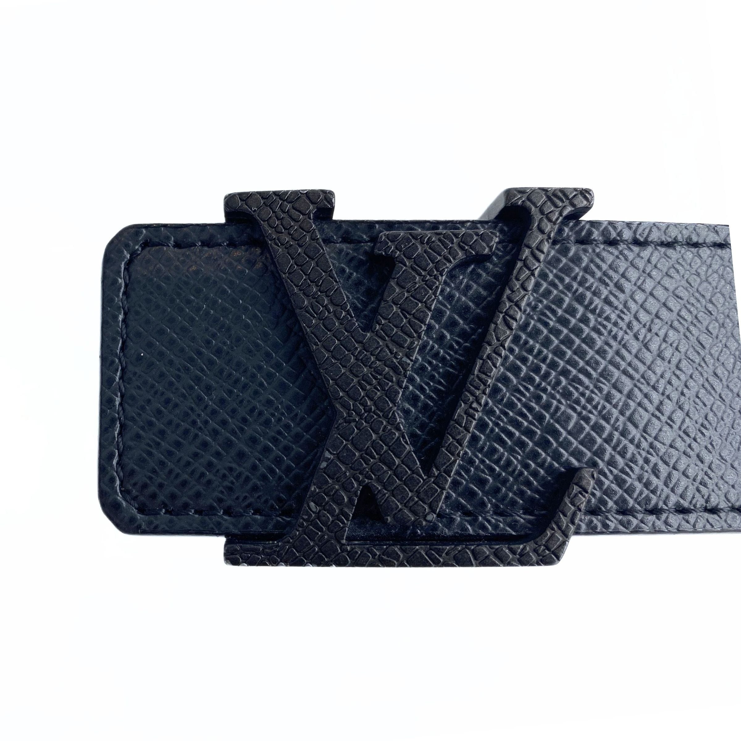 Louis Vuitton Taiga Initials Reversible Belt