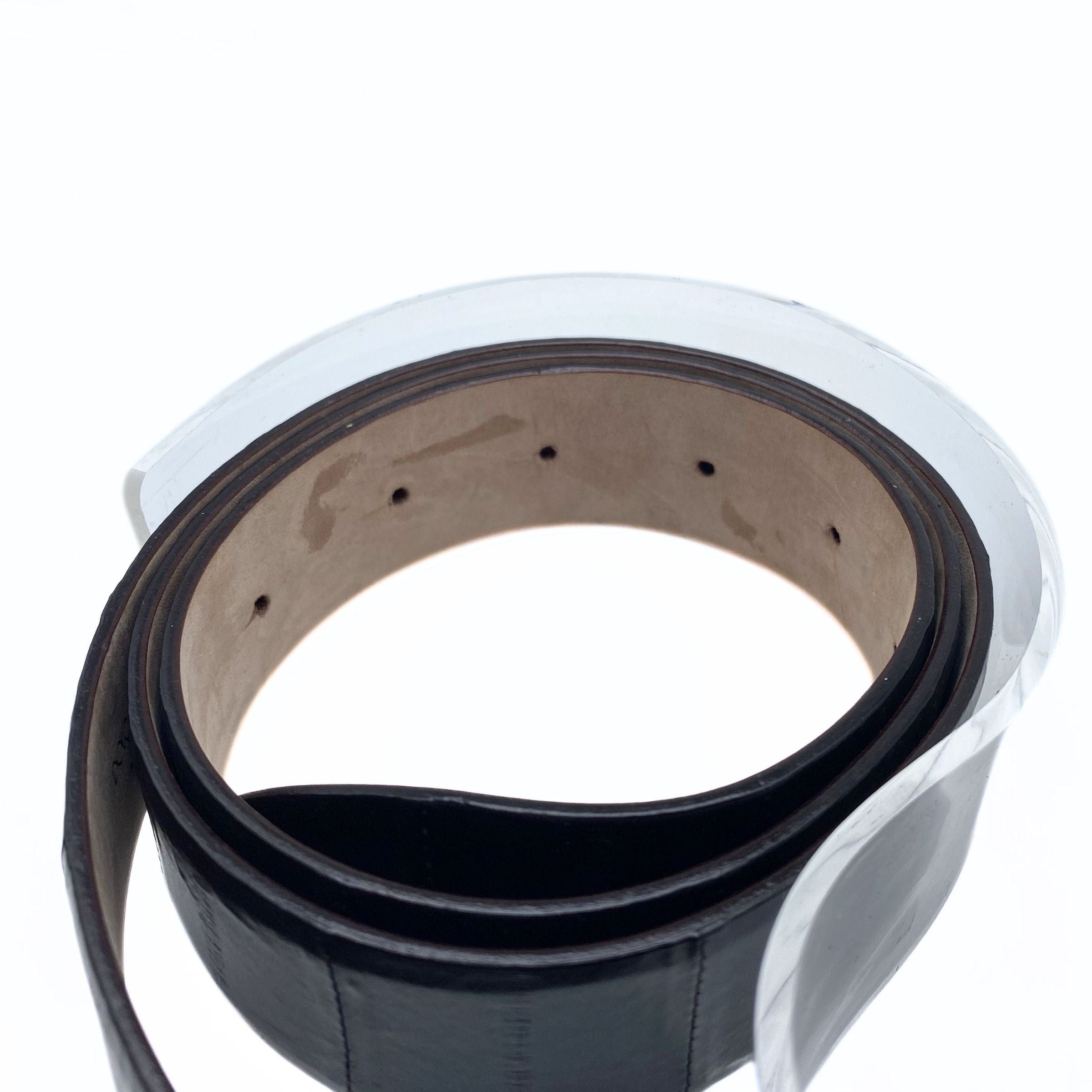 Dolce and Gabbana Black Gold Crystals Buckle Belt
