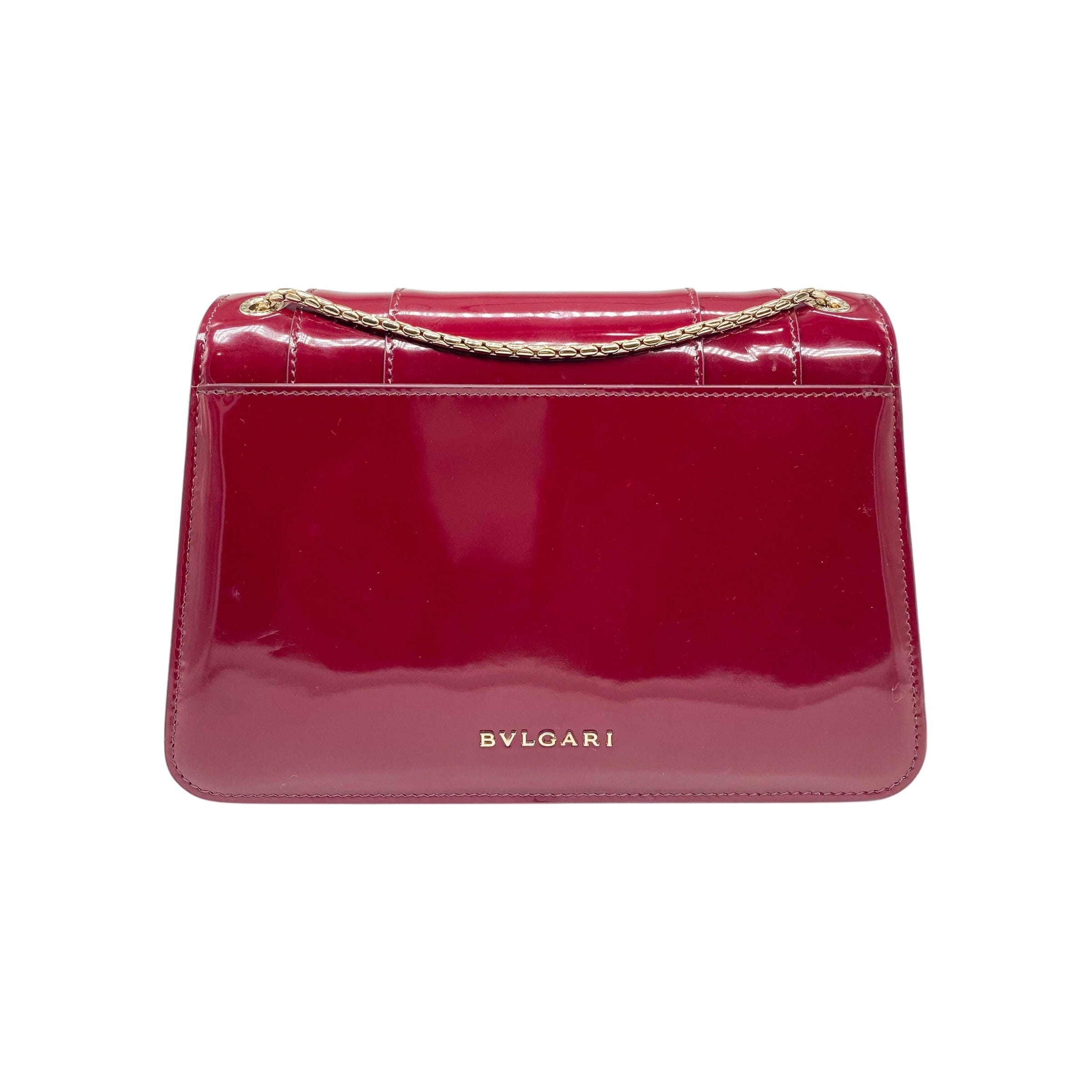 Bulgari Burgundy Serpenti Forever Crossbody Bag