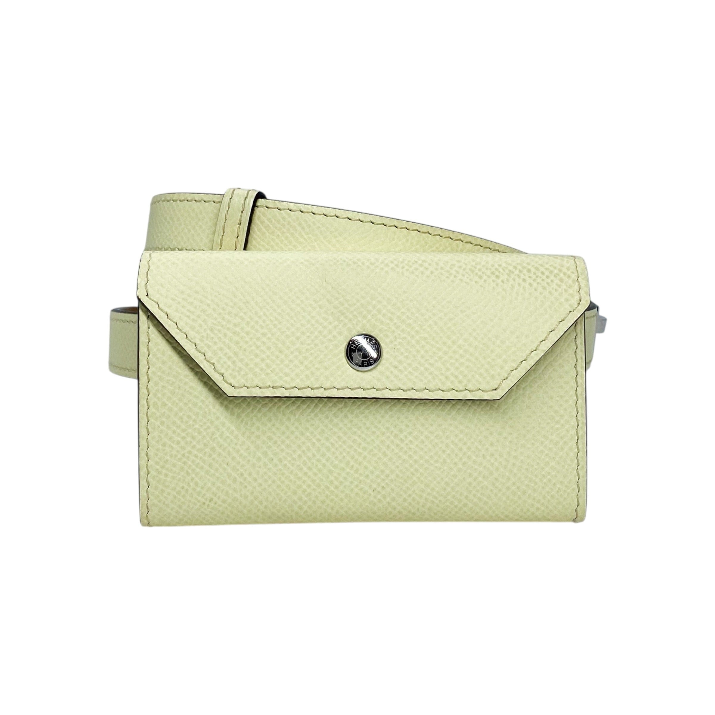 Hermes Jaune Milton Kelly Pochette Belt